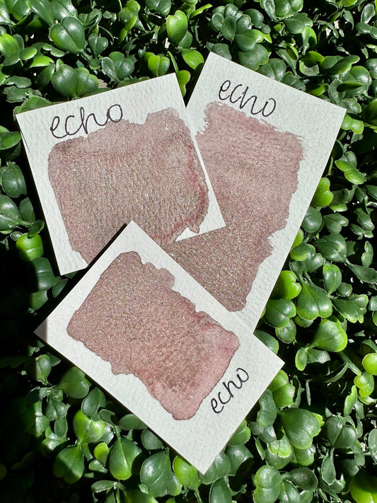 Echo | Shimmer Matte | Handmade Watercolors | Paintings | Handmade Cards | Watercolor Florals | Matte Pigment | Super Pigment