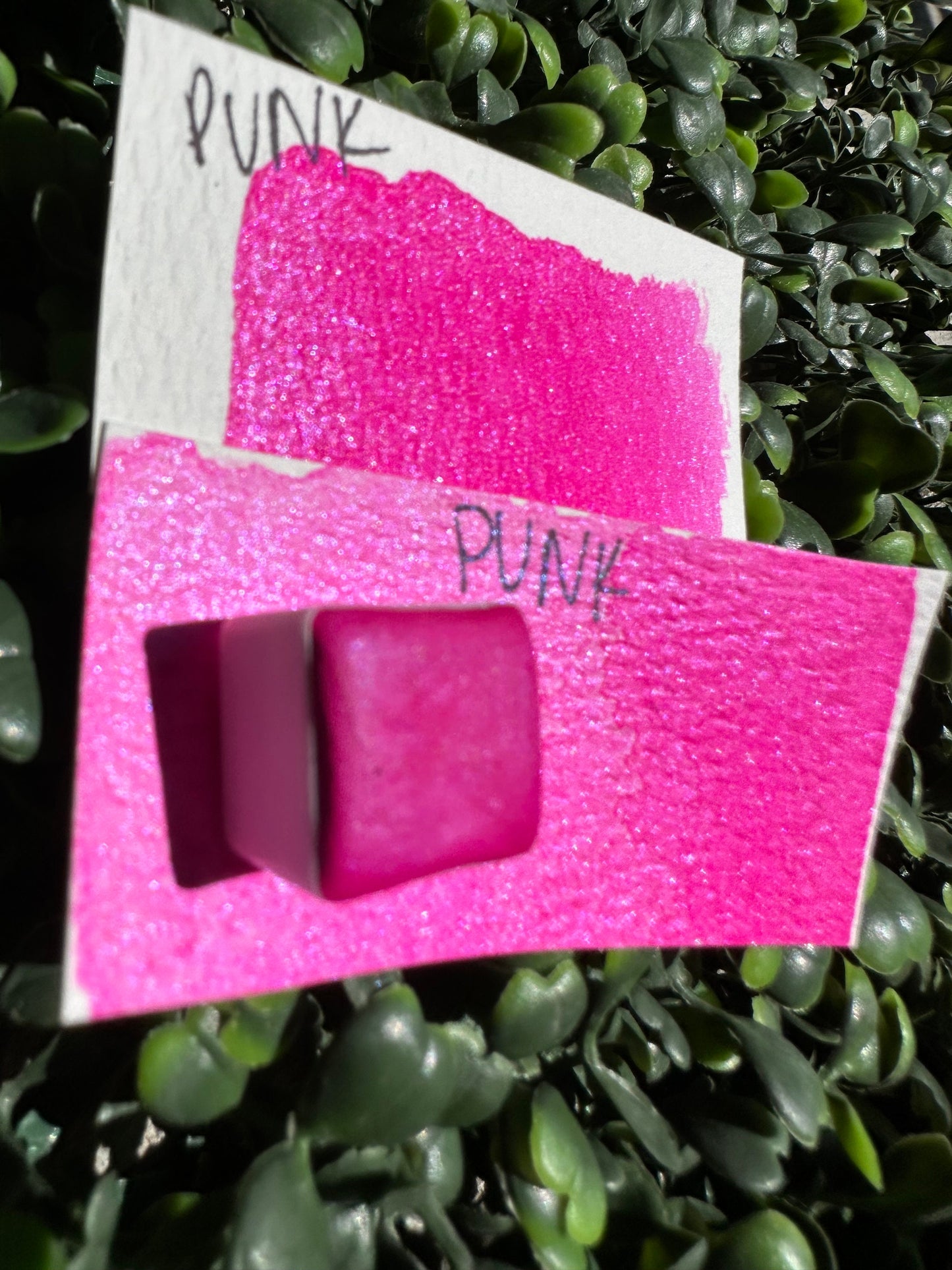 Punk | Shimmer Matte | Handmade Watercolors | Vibrant Watercolor | Handmade Cards | Watercolor Florals | Matte Pigment | Super Pigment