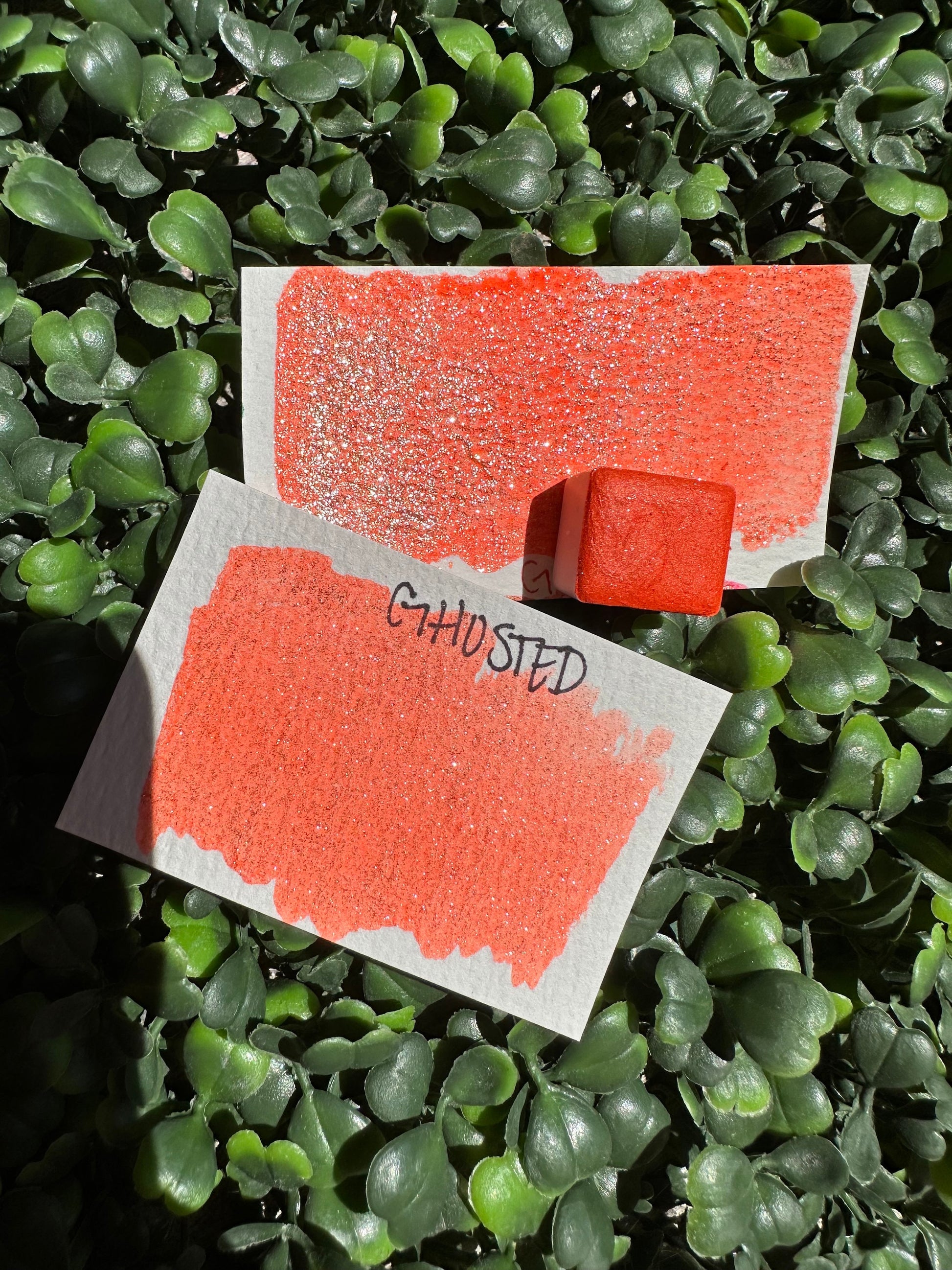 Ghosted | Shimmer Matte | Handmade Watercolors | Vibrant Watercolor | Handmade Cards | Watercolor Florals | Matte Pigment | Super Pigment