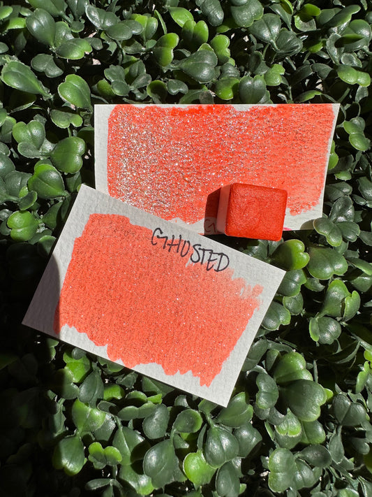 Ghosted | Shimmer Matte | Handmade Watercolors | Vibrant Watercolor | Handmade Cards | Watercolor Florals | Matte Pigment | Super Pigment