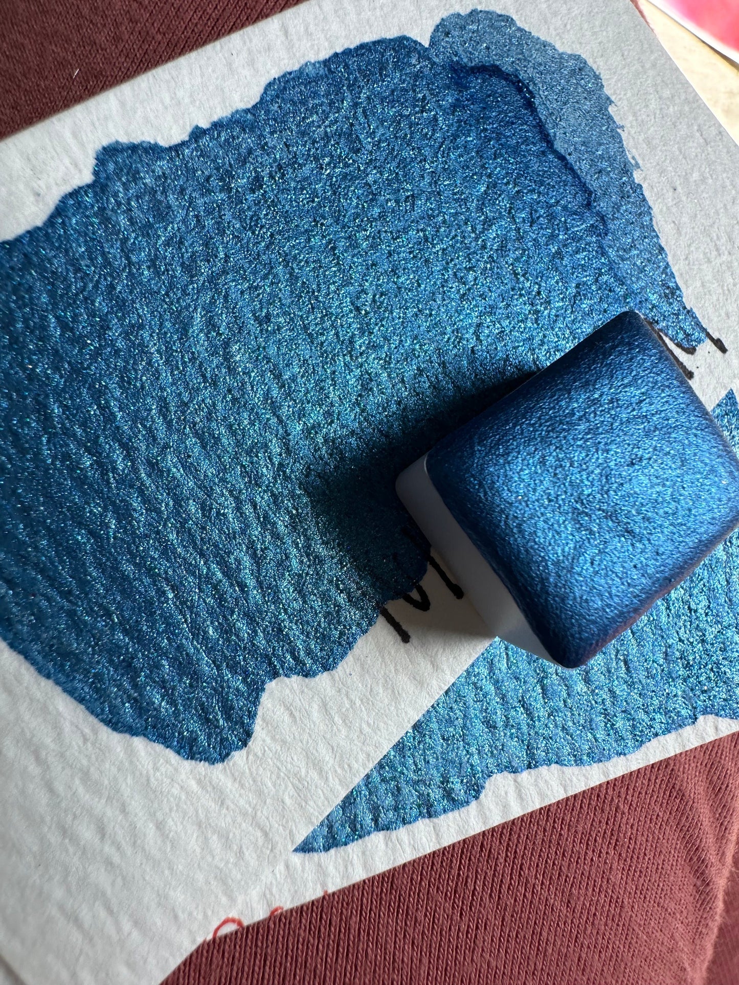 Betta (glitter) | Handmade Watercolors | Handmade Paint | Watercolors | Watercolor | Watercolor Artist | Flake Watercolor