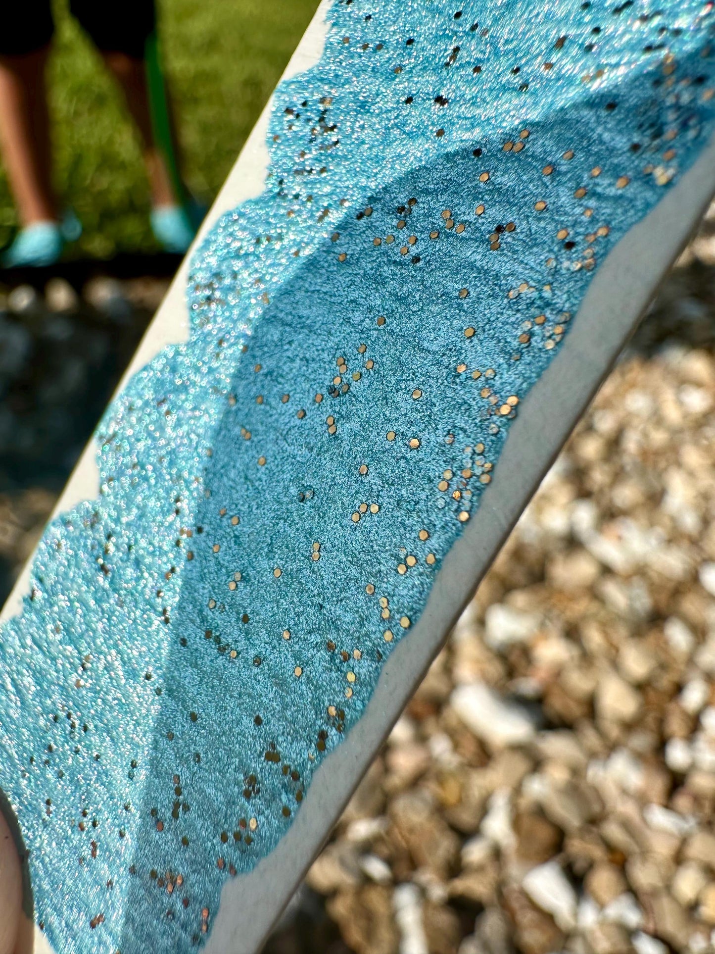 Galveston | Mica Glitter Mix | Handmade Watercolors | Handmade Paint | Calligraphy | Lettering |
