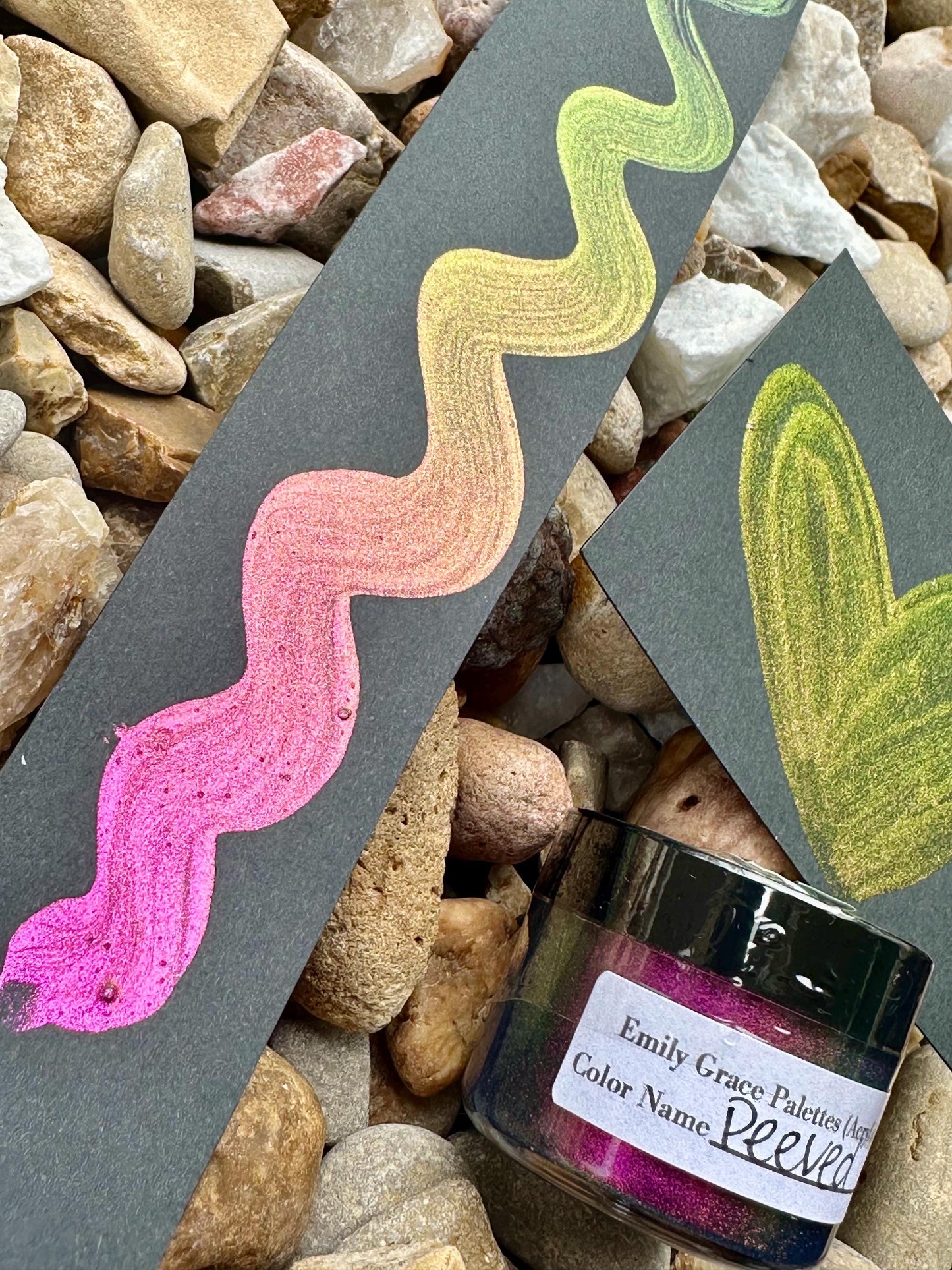 Peeved | Handmade Acrylic Paint | Handmade Paint | Acrylic Artist | Watercolor | Acrylic Shimmer Artist