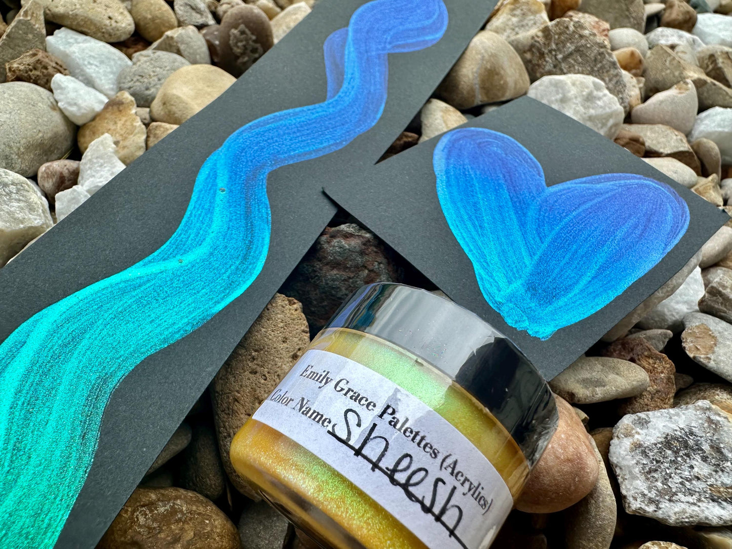 Sheesh | Handmade Acrylic Paint | Handmade Paint | Acrylic Artist | Watercolor | Acrylic Shimmer Artist