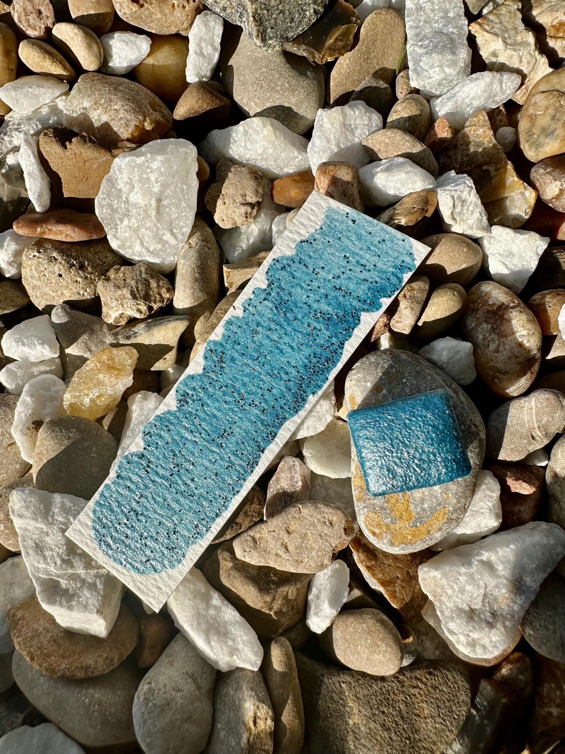 Galveston | Mica Glitter Mix | Handmade Watercolors | Handmade Paint | Calligraphy | Lettering |