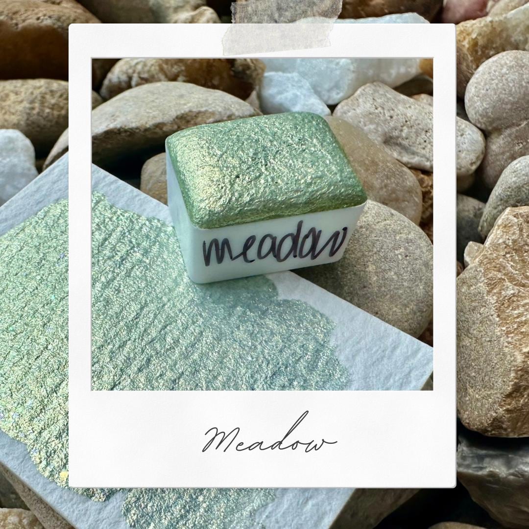 Meadow | Interference Color | Handmade Watercolors | Handmade Paint | Watercolors | Watercolor | Watercolor Artist