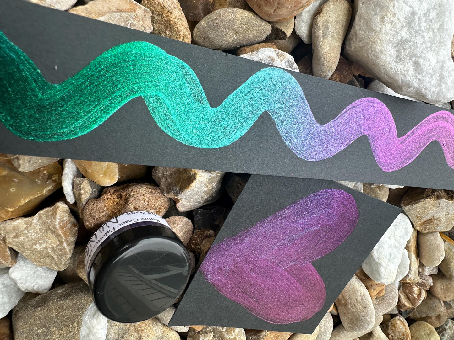 No Way | Handmade Acrylic Paint | Handmade Paint | Acrylic Artist | Watercolor | Acrylic Shimmer Artist