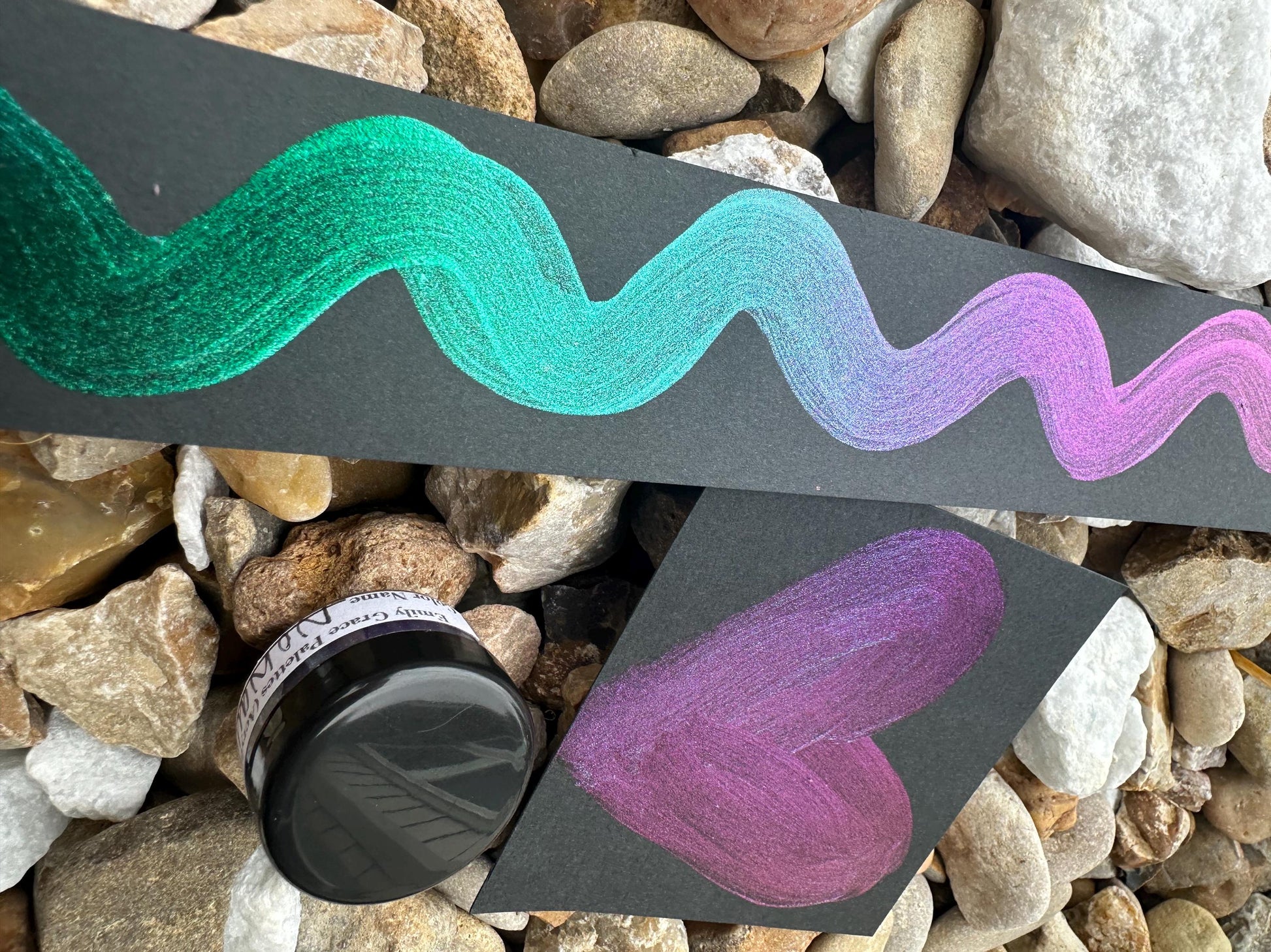 No Way | Handmade Acrylic Paint | Handmade Paint | Acrylic Artist | Watercolor | Acrylic Shimmer Artist