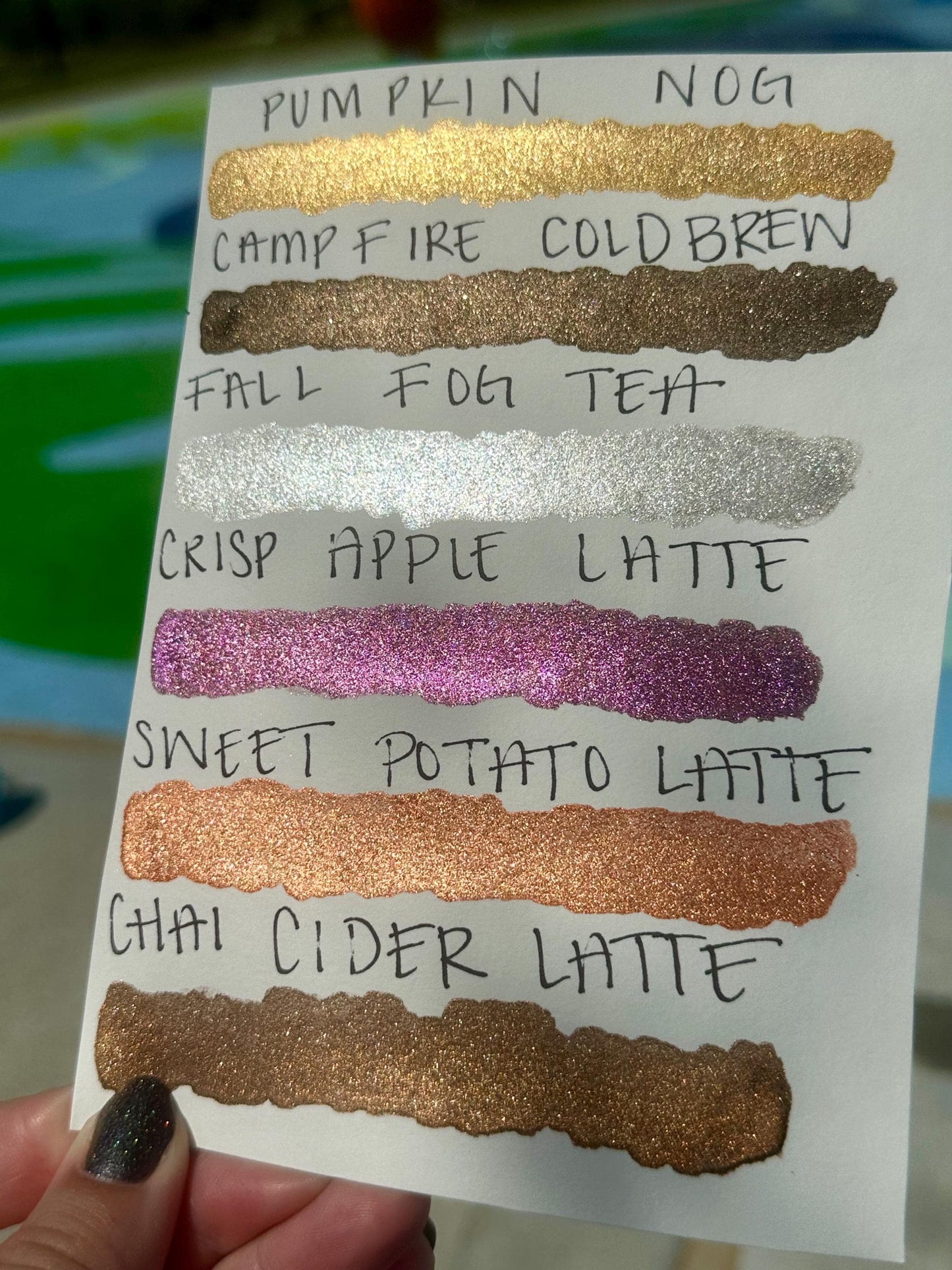 Fall The Feels Set | Holiday Set | Chrome Blend | Artist Gifts | Handmade Watercolors | Handmade Paint | Calligraphy | Lettering