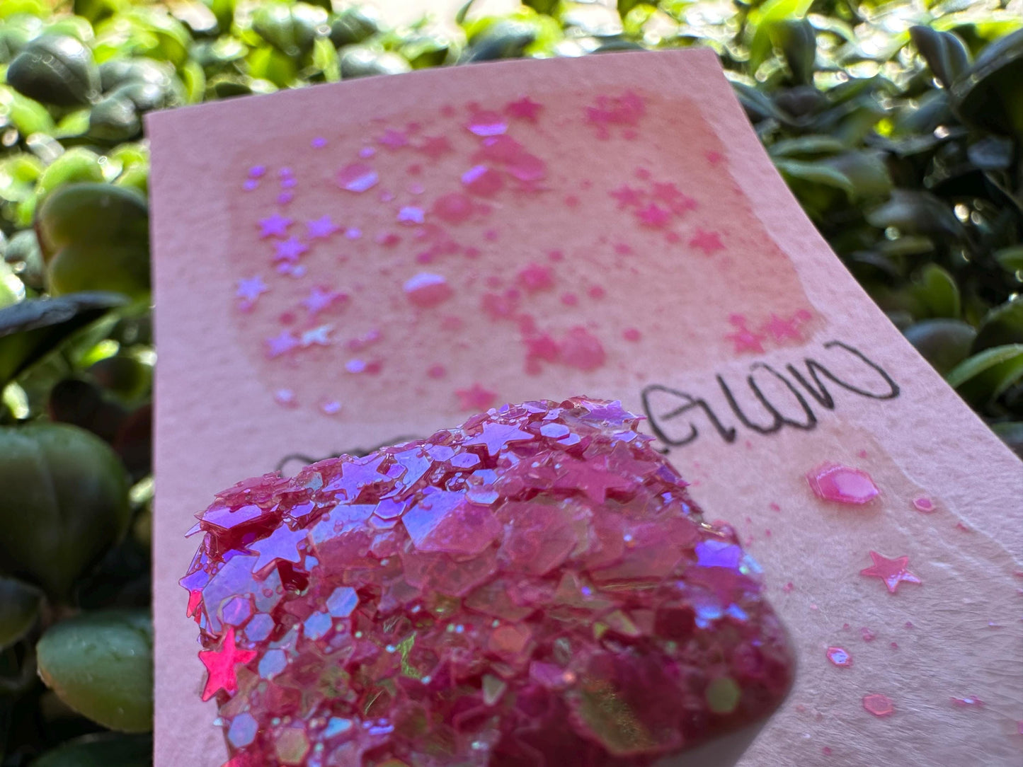 Stellar Glow | Handmade Watercolors | Handmade Paint | Watercolors | Watercolor Glitter | Handmade Cards | Calligraphy | Lettering
