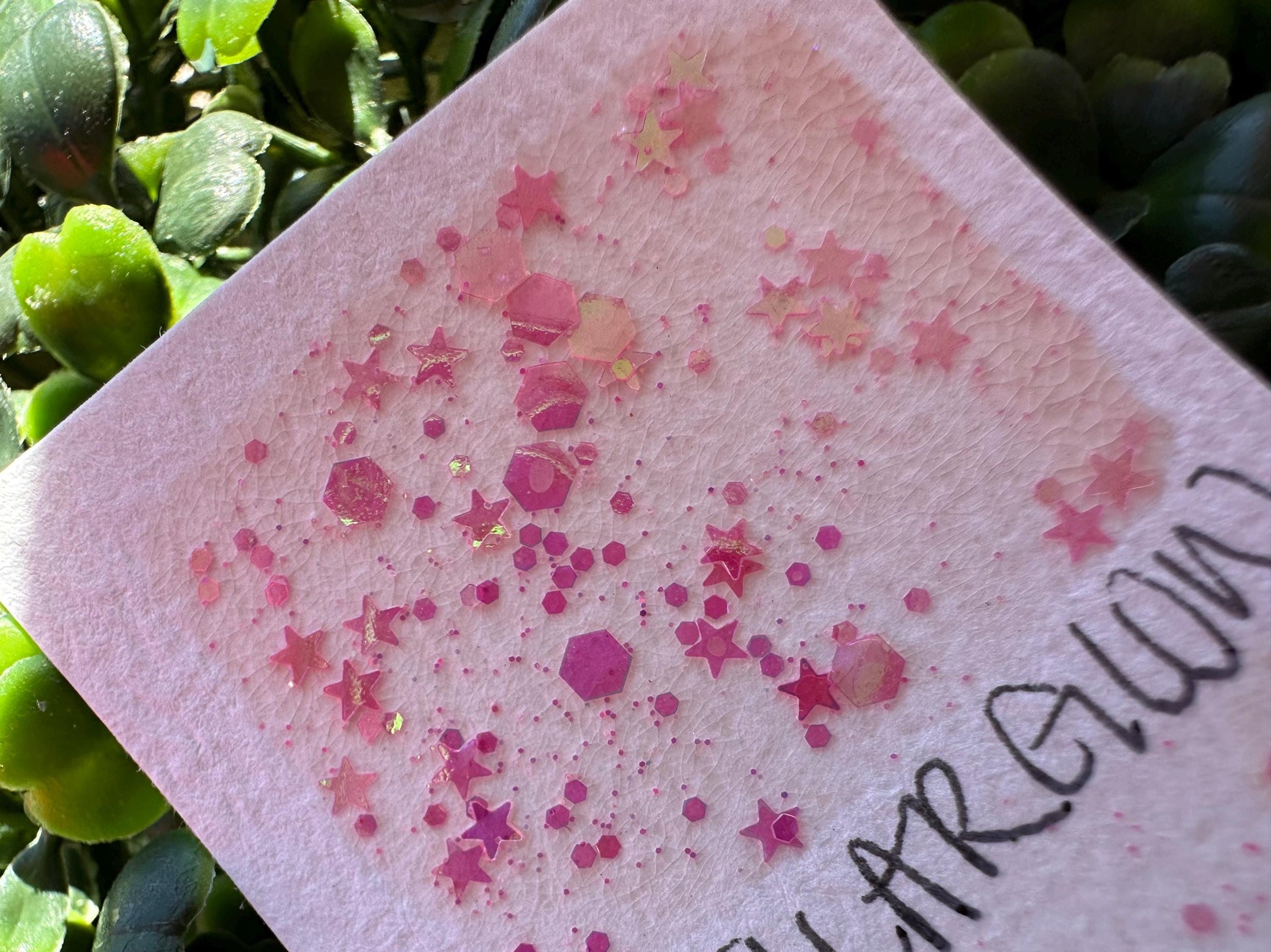 Stellar Glow | Handmade Watercolors | Handmade Paint | Watercolors | Watercolor Glitter | Handmade Cards | Calligraphy | Lettering