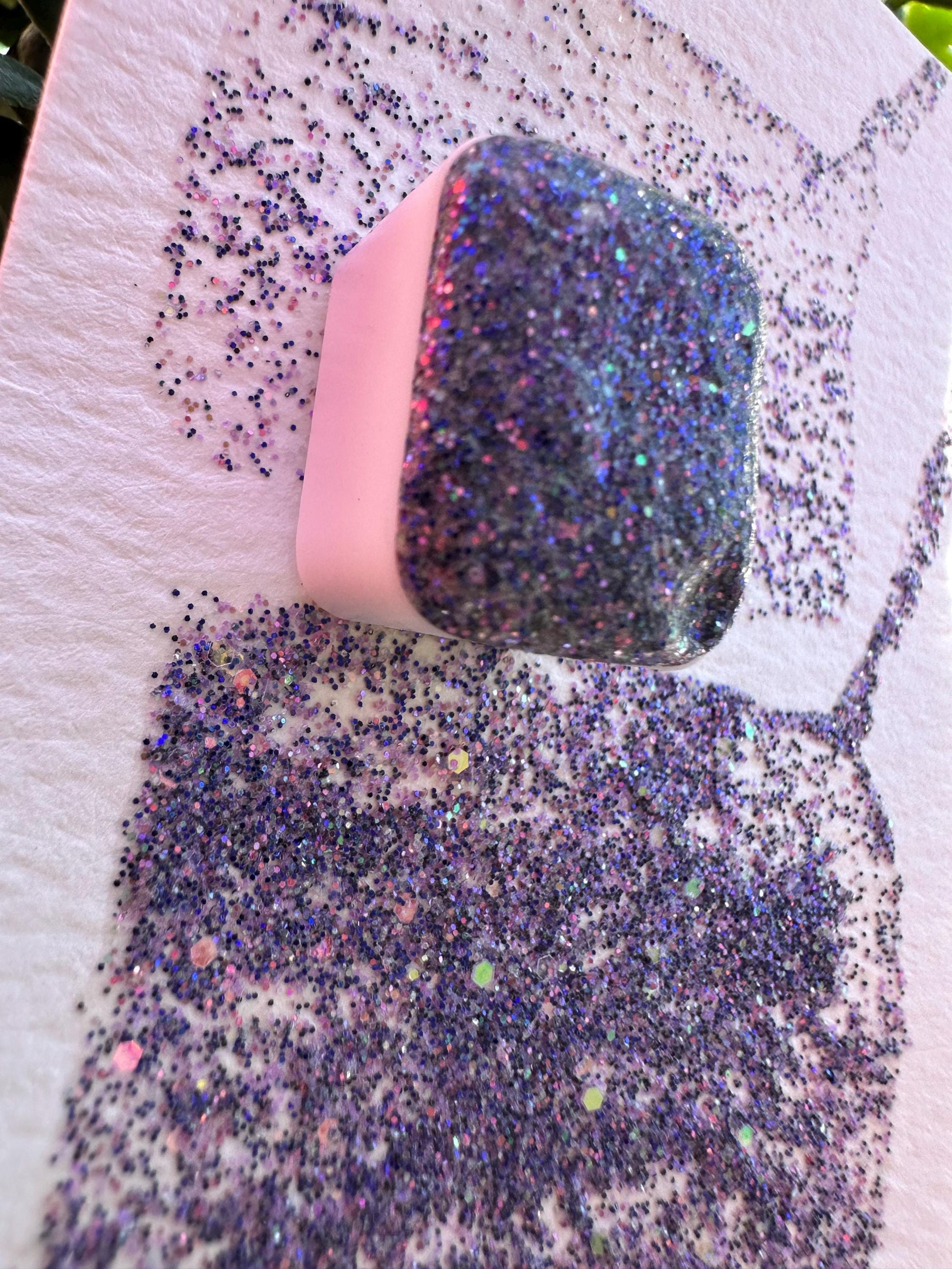 Spooky Sparkle | Handmade Watercolors | Handmade Paint | Watercolors | Watercolor Glitter | Handmade Cards | Calligraphy | Lettering