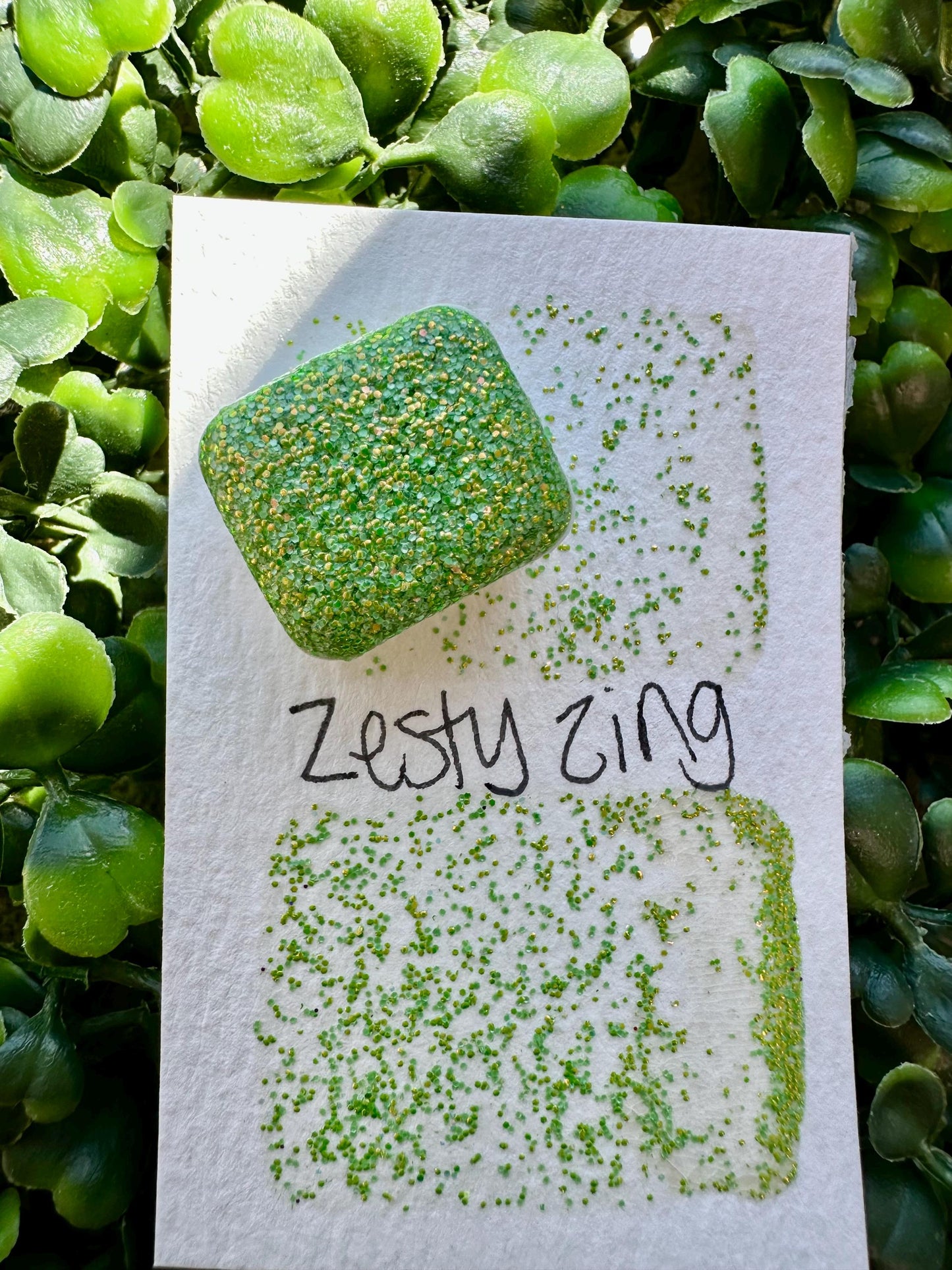 Zesty Zing | Handmade Watercolors | Handmade Paint | Watercolors | Watercolor Glitter | Handmade Cards | Calligraphy | Lettering