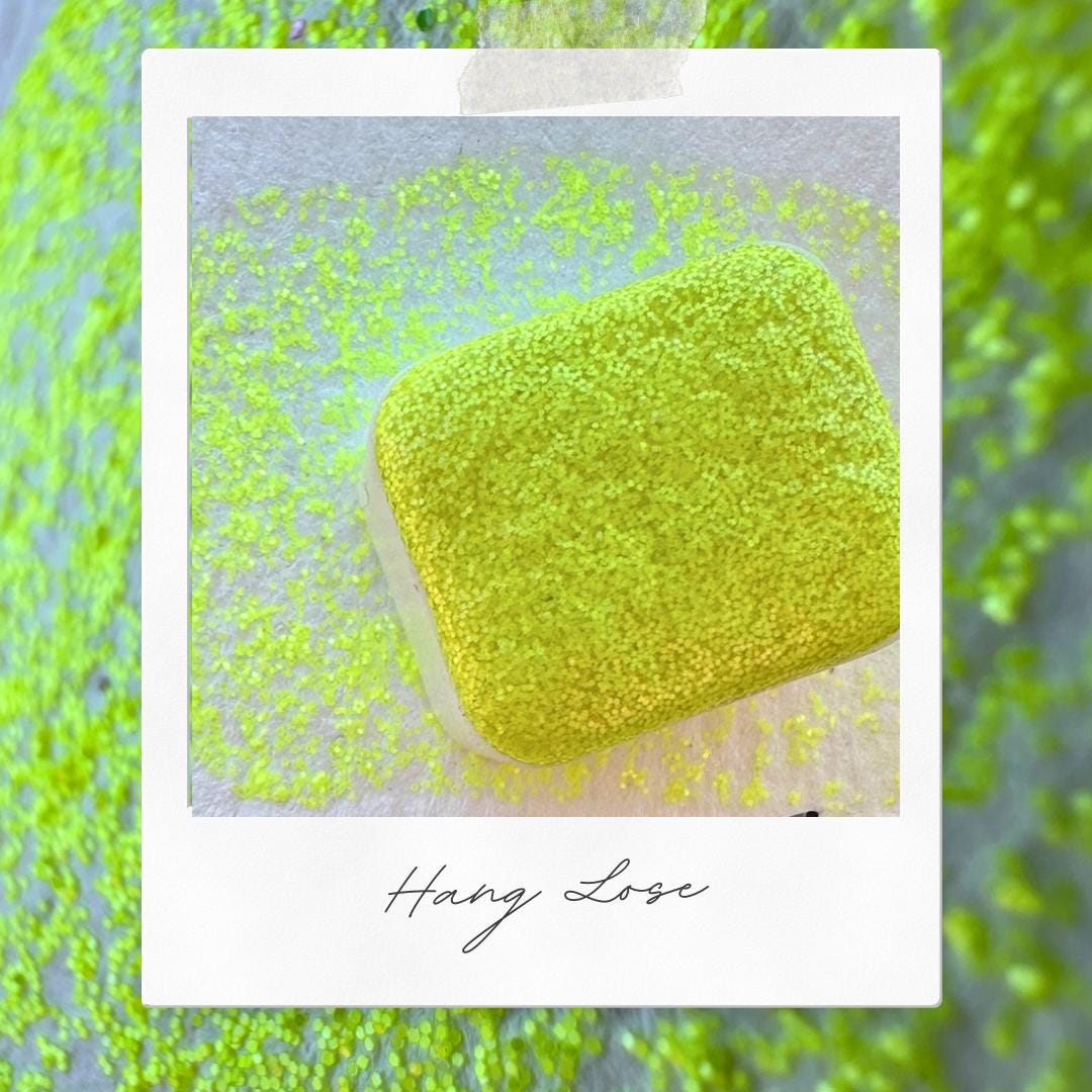 Hang Lose | Handmade Watercolors | Handmade Paint | Watercolors | Watercolor Glitter | Handmade Cards | Calligraphy | Lettering