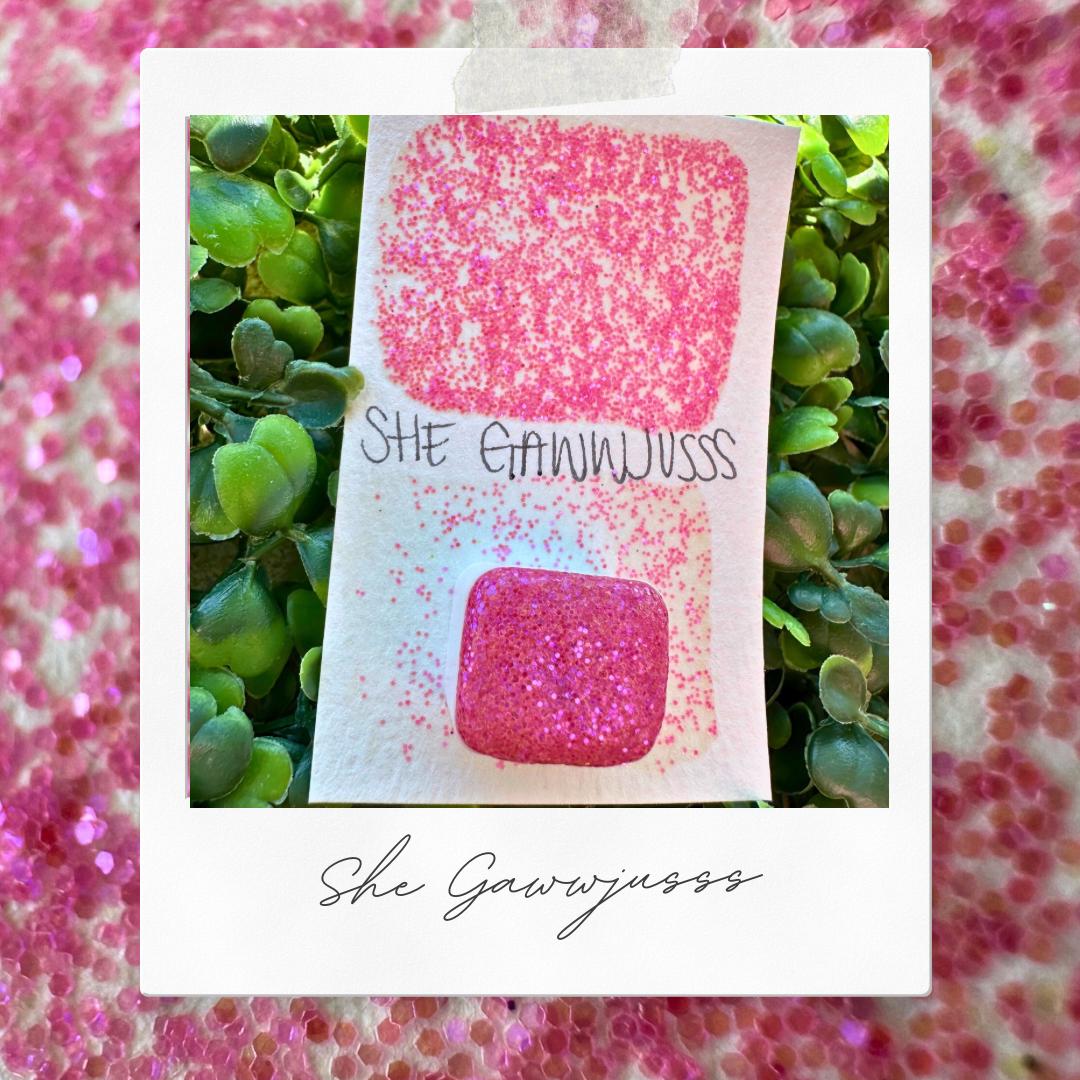 She Gawwjusss | Handmade Watercolors | Handmade Paint | Watercolors | Watercolor Glitter | Handmade Cards | Calligraphy | Lettering