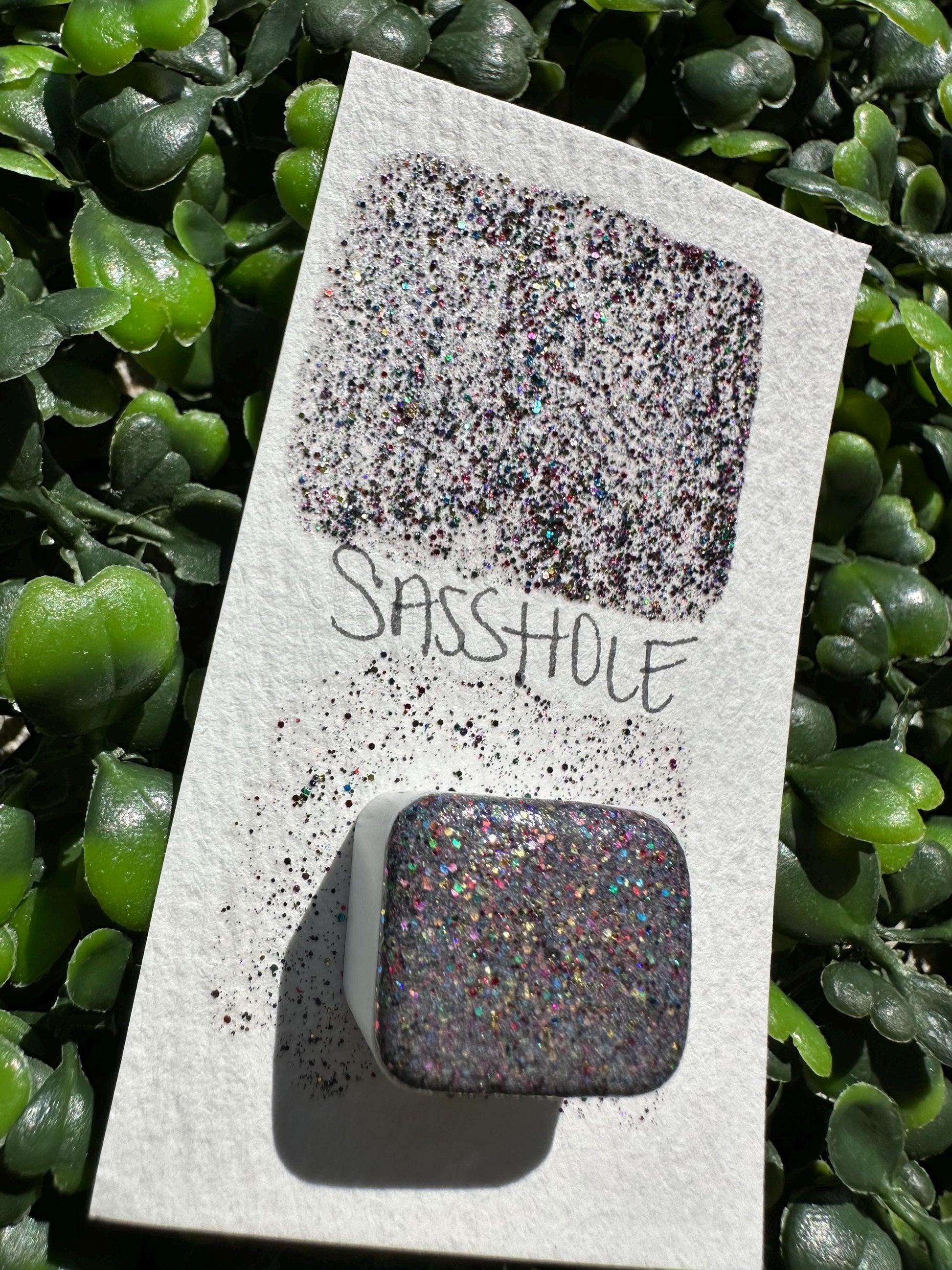 Sasshole | Handmade Watercolors | Handmade Paint | Watercolors | Watercolor Glitter | Handmade Cards | Calligraphy | Lettering