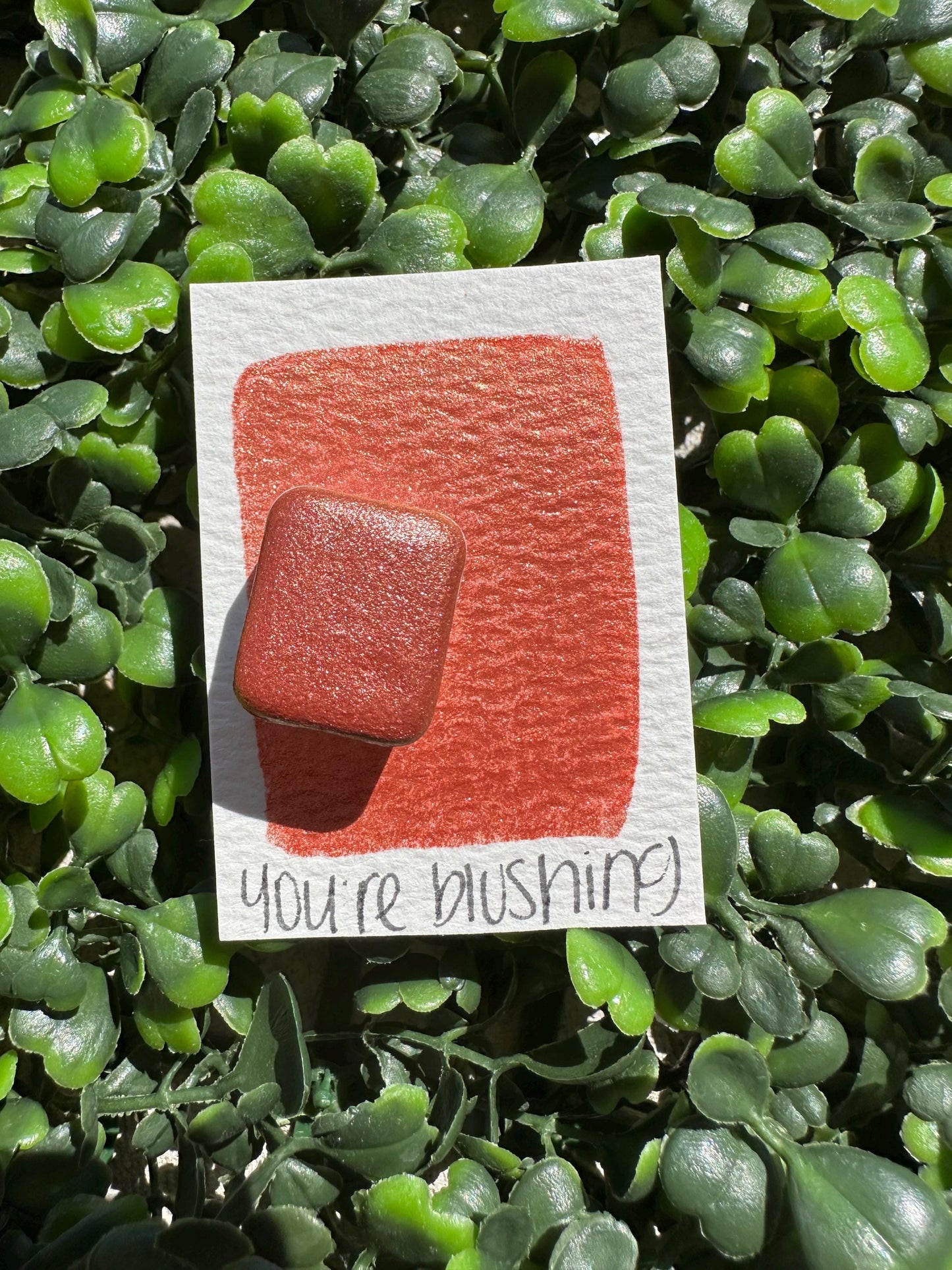 You’re Blushing | Handmade Watercolors | Handmade Paint | Watercolors | Watercolor | Watercolor Artist