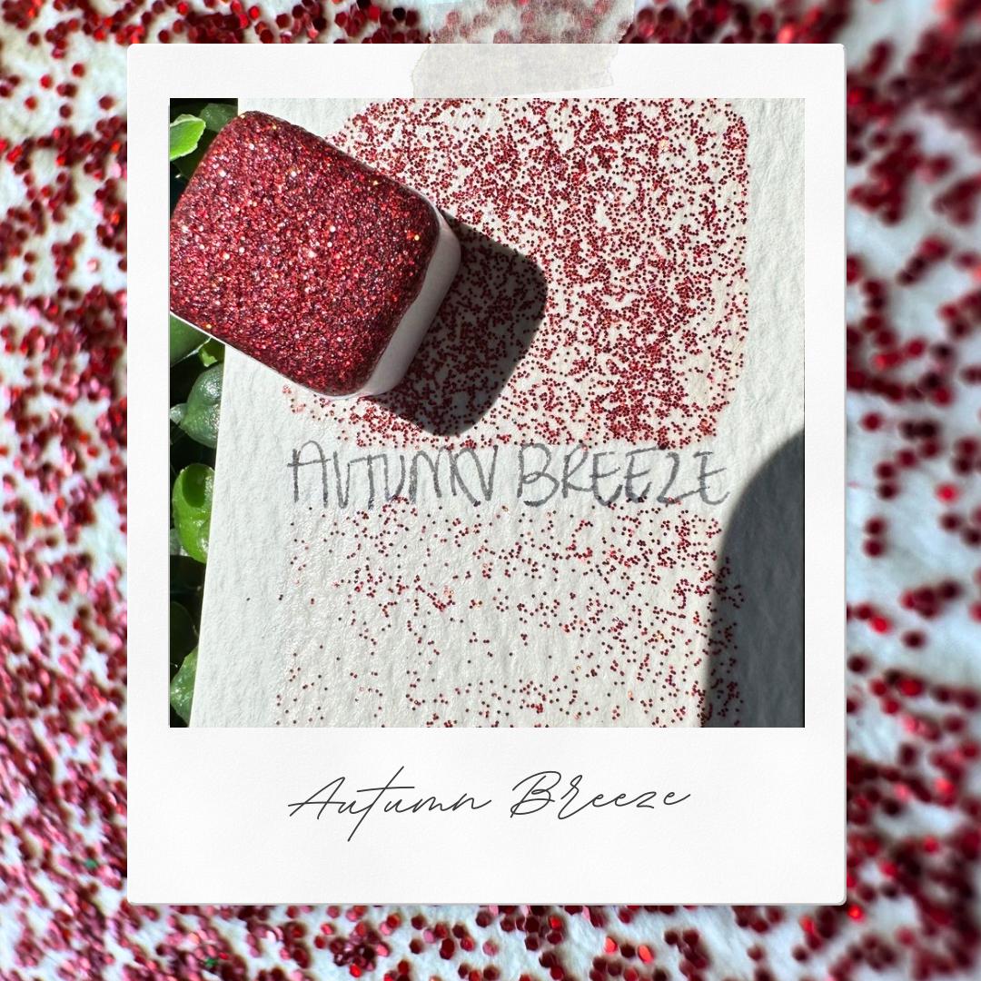 Autumn Breeze | Handmade Watercolors | Handmade Paint | Watercolors | Watercolor Glitter | Handmade Cards | Calligraphy | Lettering