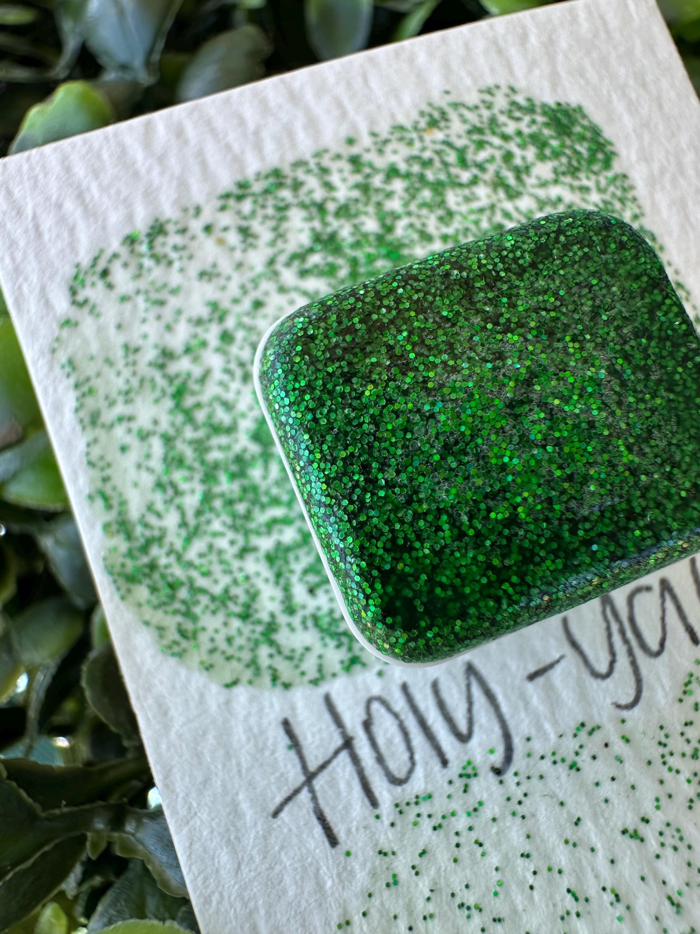 Holly-Yay | Handmade Watercolors | Handmade Paint | Watercolors | Watercolor Glitter | Handmade Cards | Calligraphy | Lettering