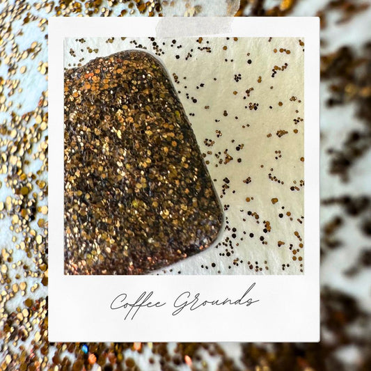 Coffee Grounds | Handmade Watercolors | Handmade Paint | Watercolors | Watercolor Glitter | Handmade Cards | Calligraphy | Lettering