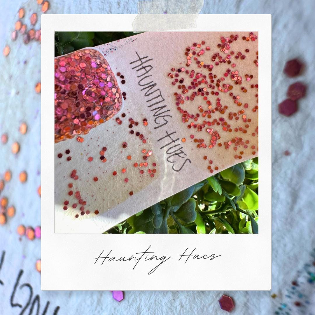 Haunting Hues | Handmade Watercolors | Handmade Paint | Watercolors | Watercolor Glitter | Handmade Cards | Calligraphy | Lettering
