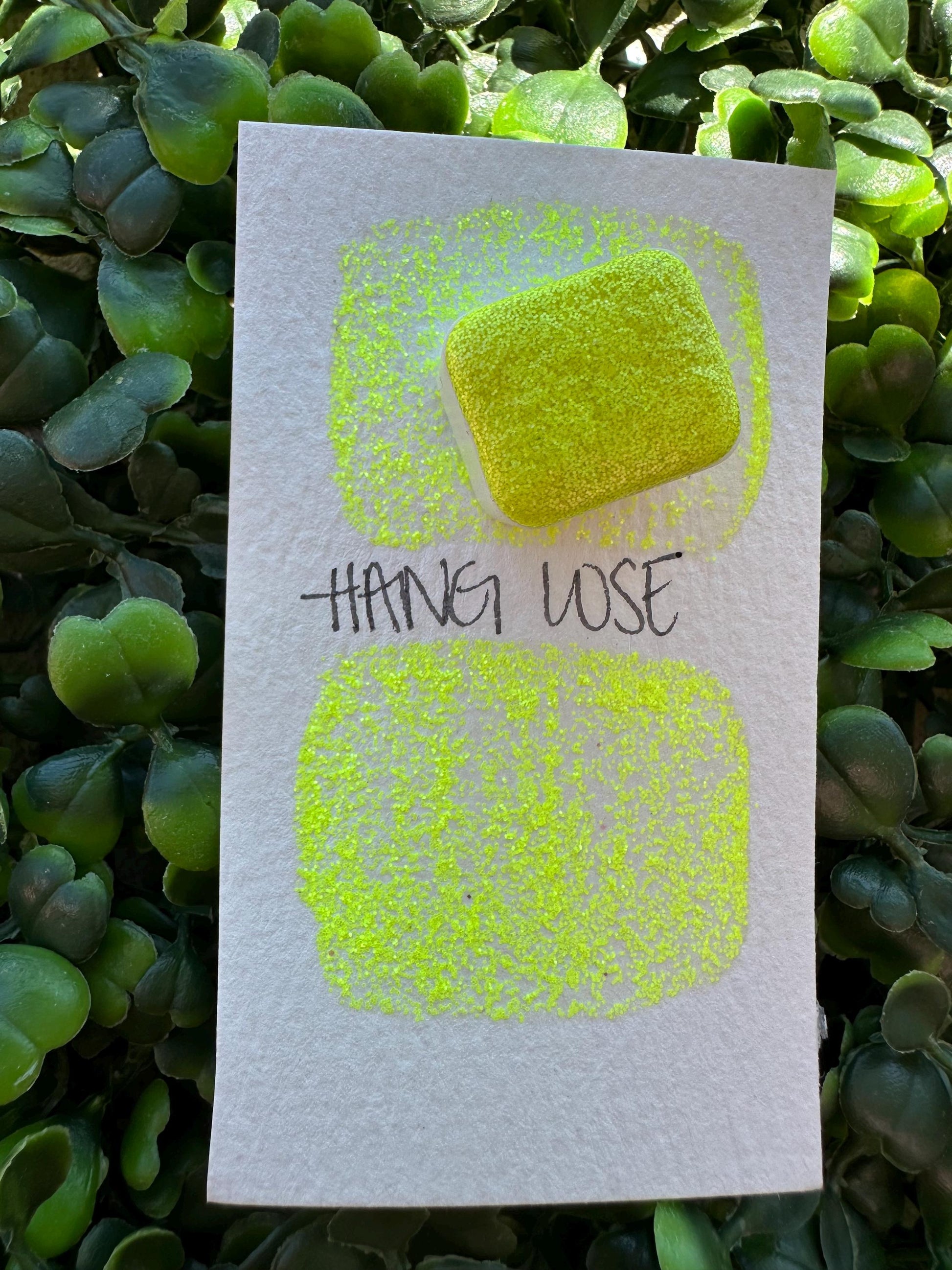 Hang Lose | Handmade Watercolors | Handmade Paint | Watercolors | Watercolor Glitter | Handmade Cards | Calligraphy | Lettering