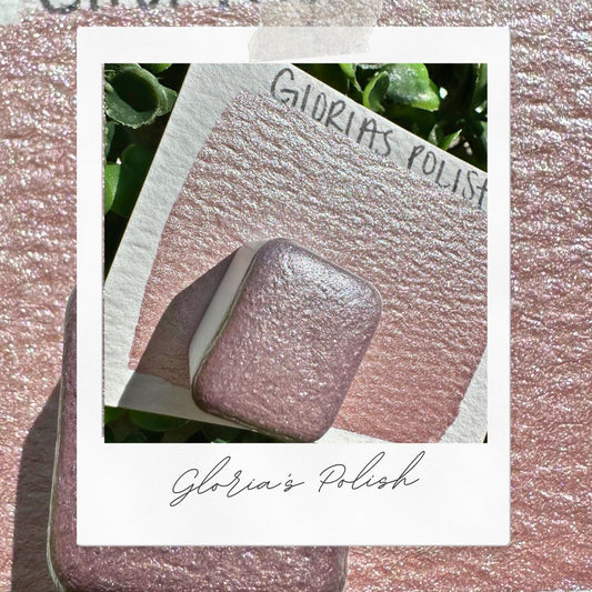 Gloria’s Polish | Handmade Watercolors | Handmade Paint | Watercolors | Watercolor | Watercolor Artist