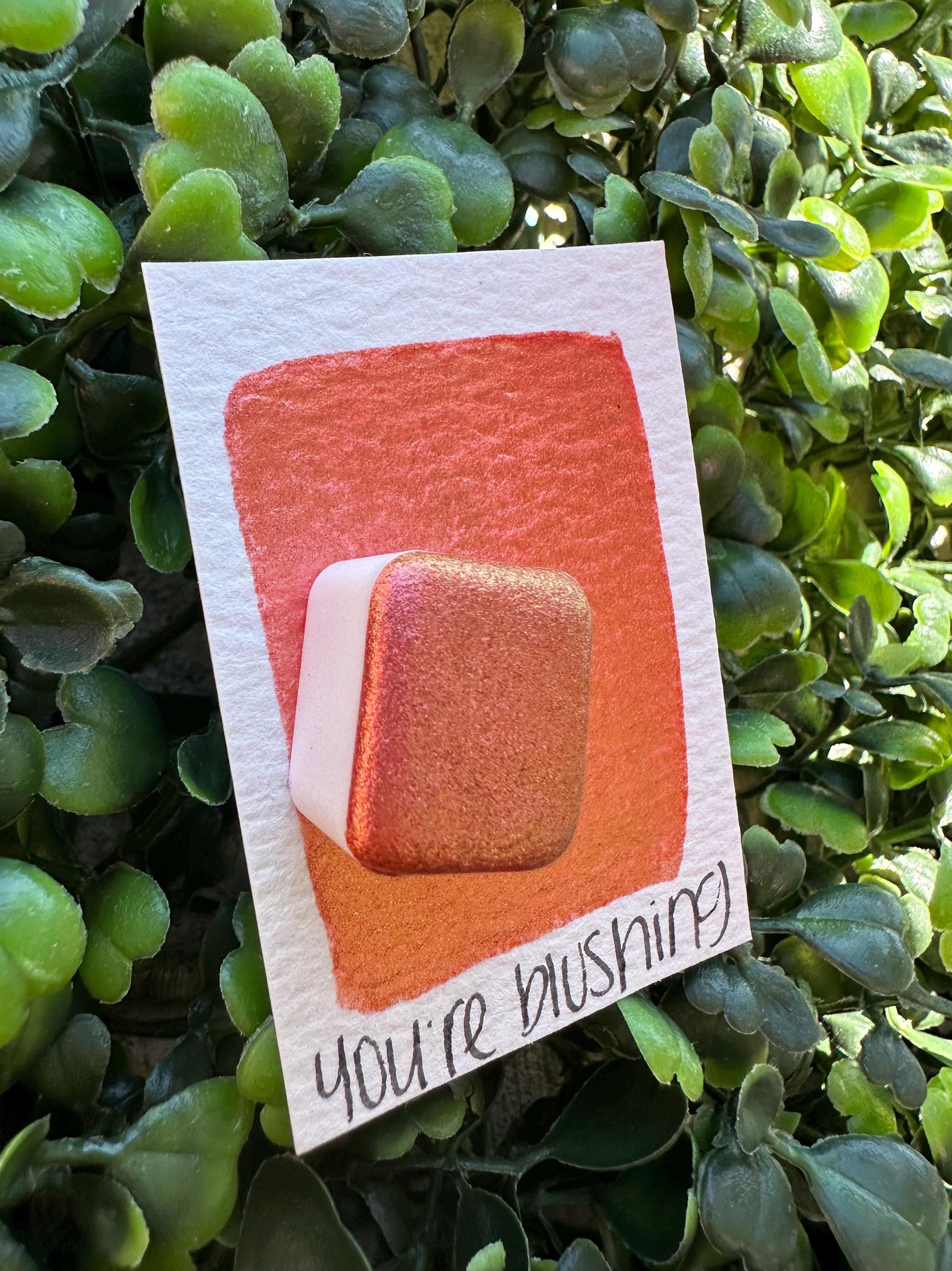 You’re Blushing | Handmade Watercolors | Handmade Paint | Watercolors | Watercolor | Watercolor Artist