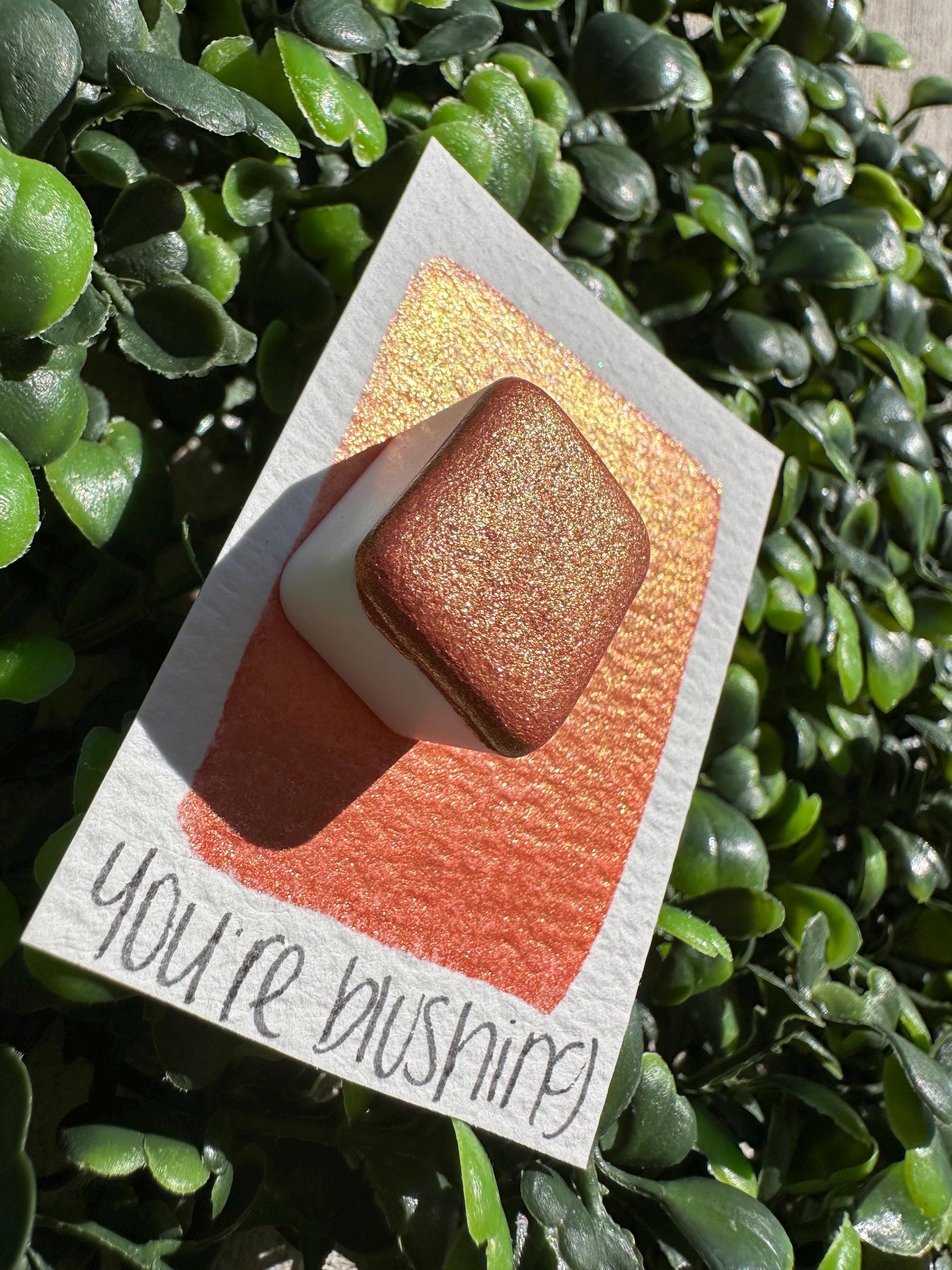 You’re Blushing | Handmade Watercolors | Handmade Paint | Watercolors | Watercolor | Watercolor Artist