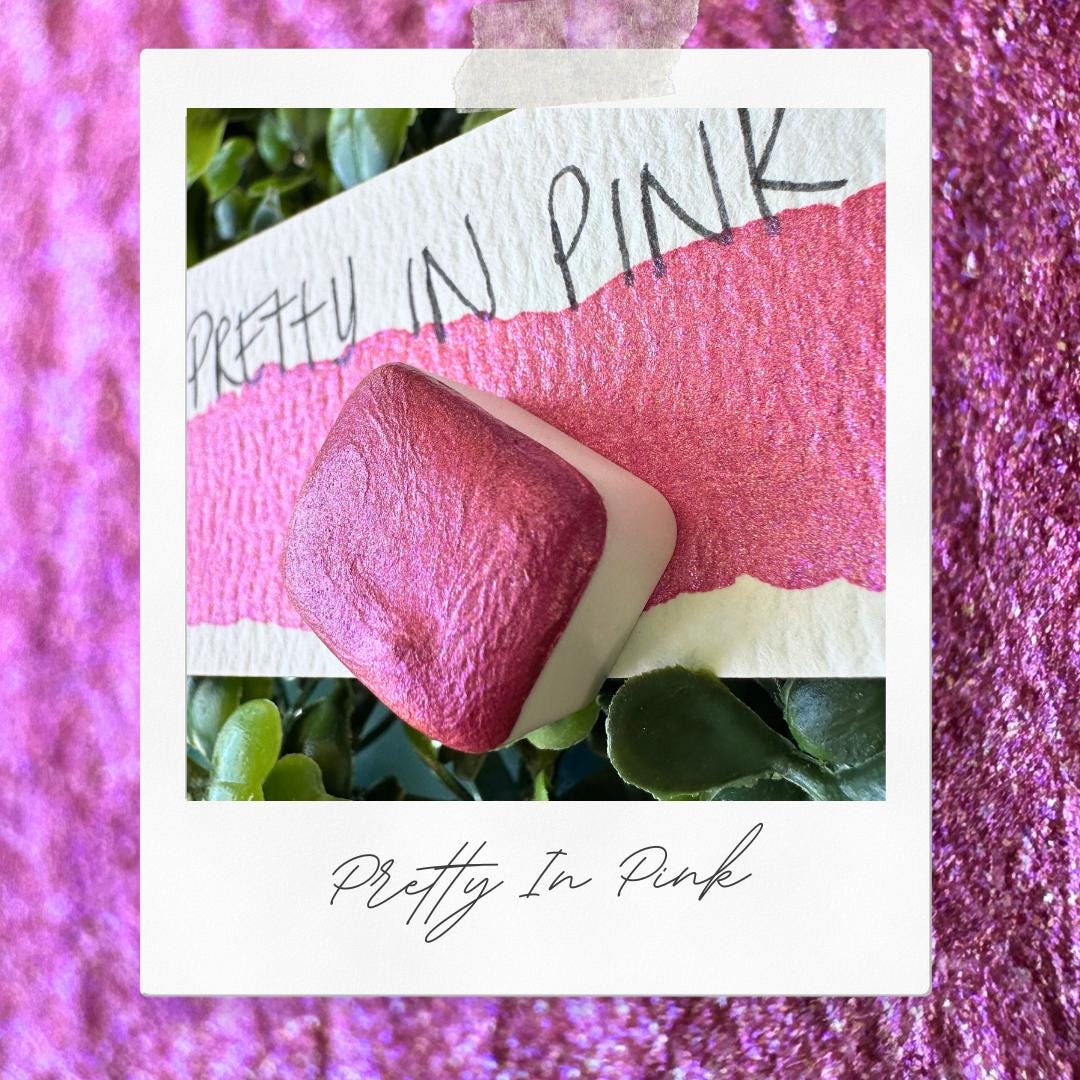 Pretty In Pink | Handmade Watercolors | Handmade Paint | Watercolors | Watercolor | Watercolor Artist