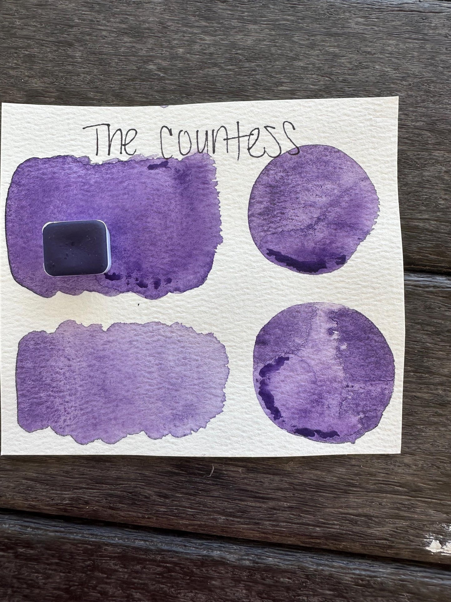 The Countess | Handmade Watercolors | Handmade Paint | Watercolors | Watercolor | Watercolor Artist