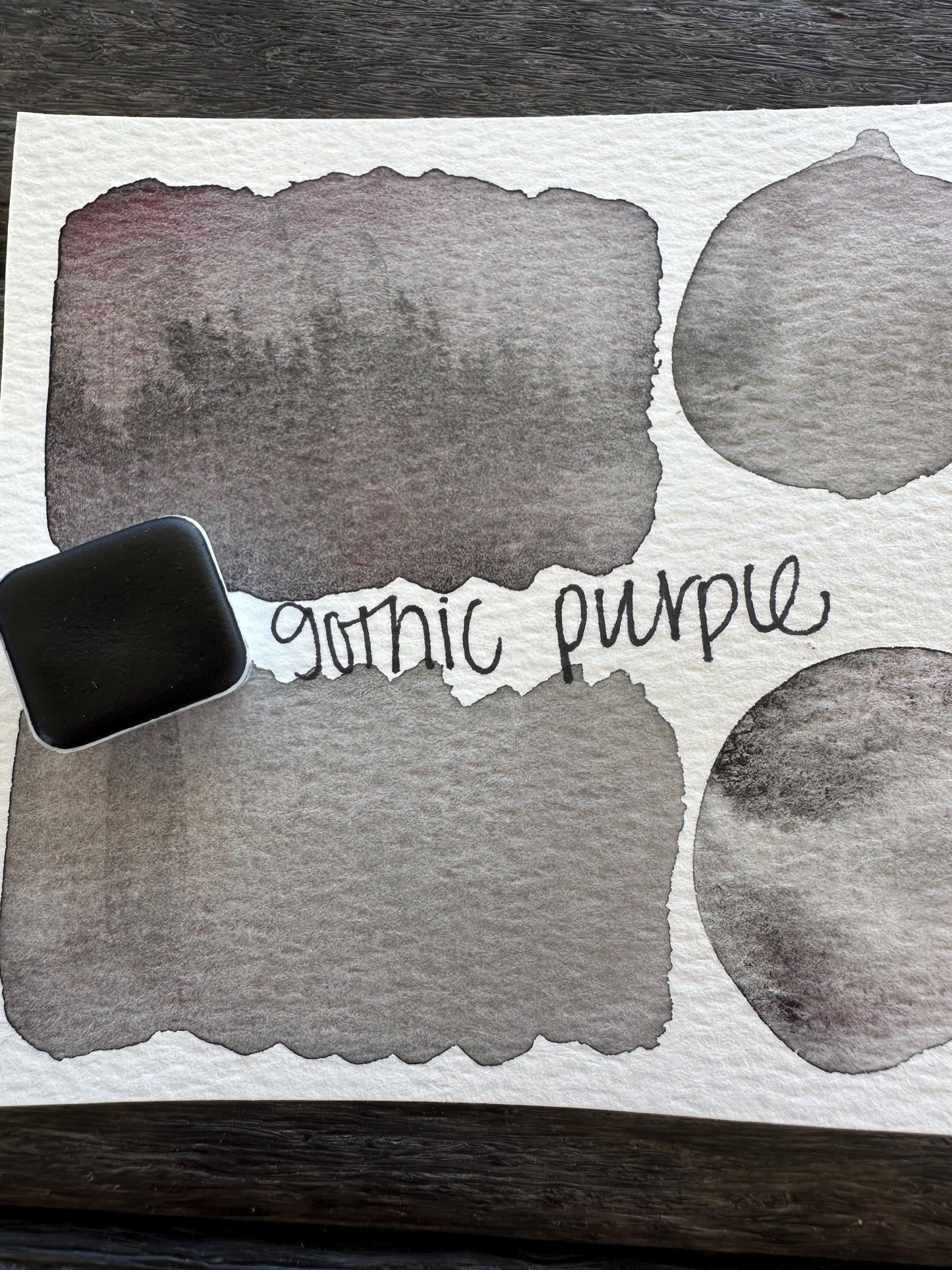 Gothic Purple | Handmade Watercolors | Handmade Paint | Watercolors | Watercolor | Watercolor Artist