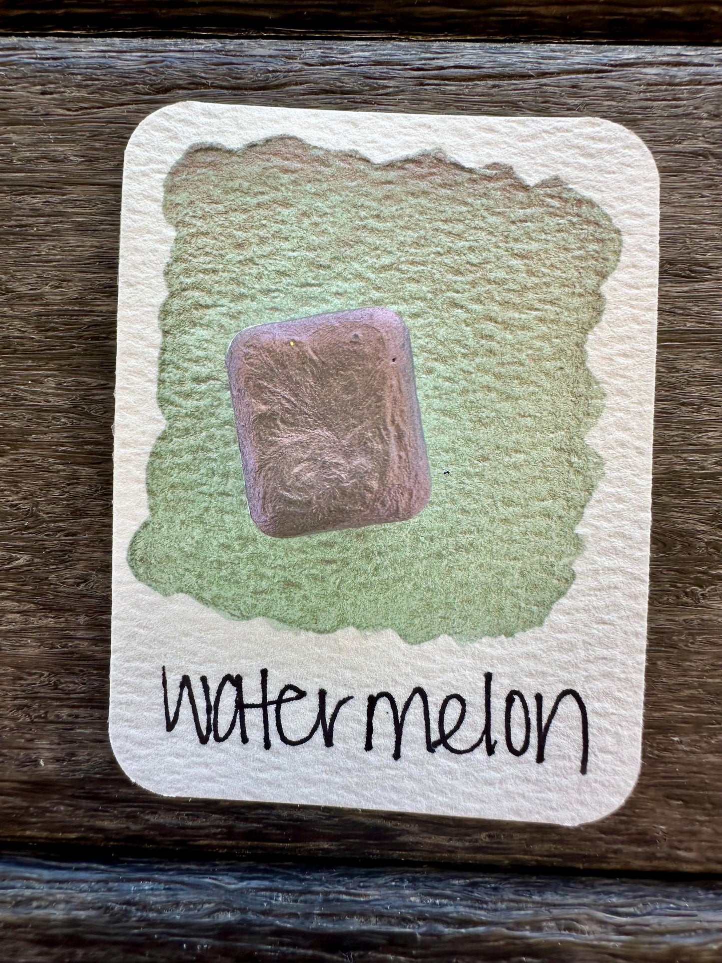 Watermelon | Handmade Watercolors | Handmade Paint | Watercolors | Watercolor Artist | Handmade Cards | Calligraphy | Lettering