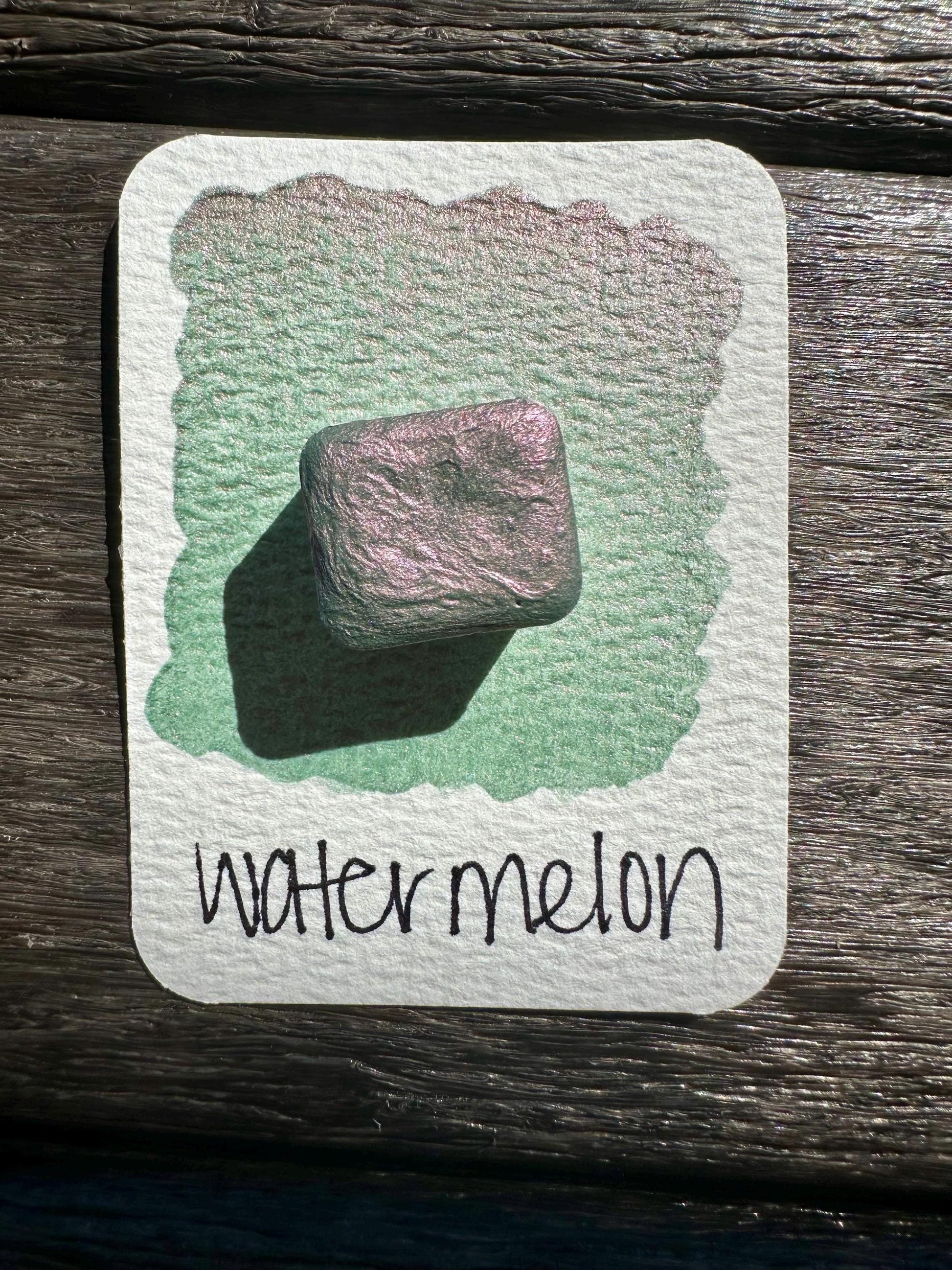 Watermelon | Handmade Watercolors | Handmade Paint | Watercolors | Watercolor Artist | Handmade Cards | Calligraphy | Lettering