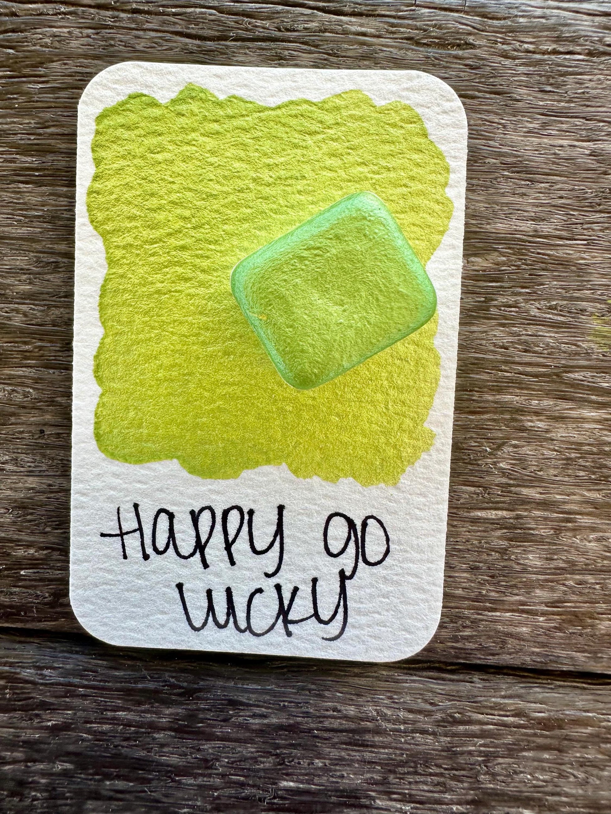 Happy Go Lucky | Handmade Watercolors | Handmade Paint | Watercolors | Watercolor | Watercolor Artist