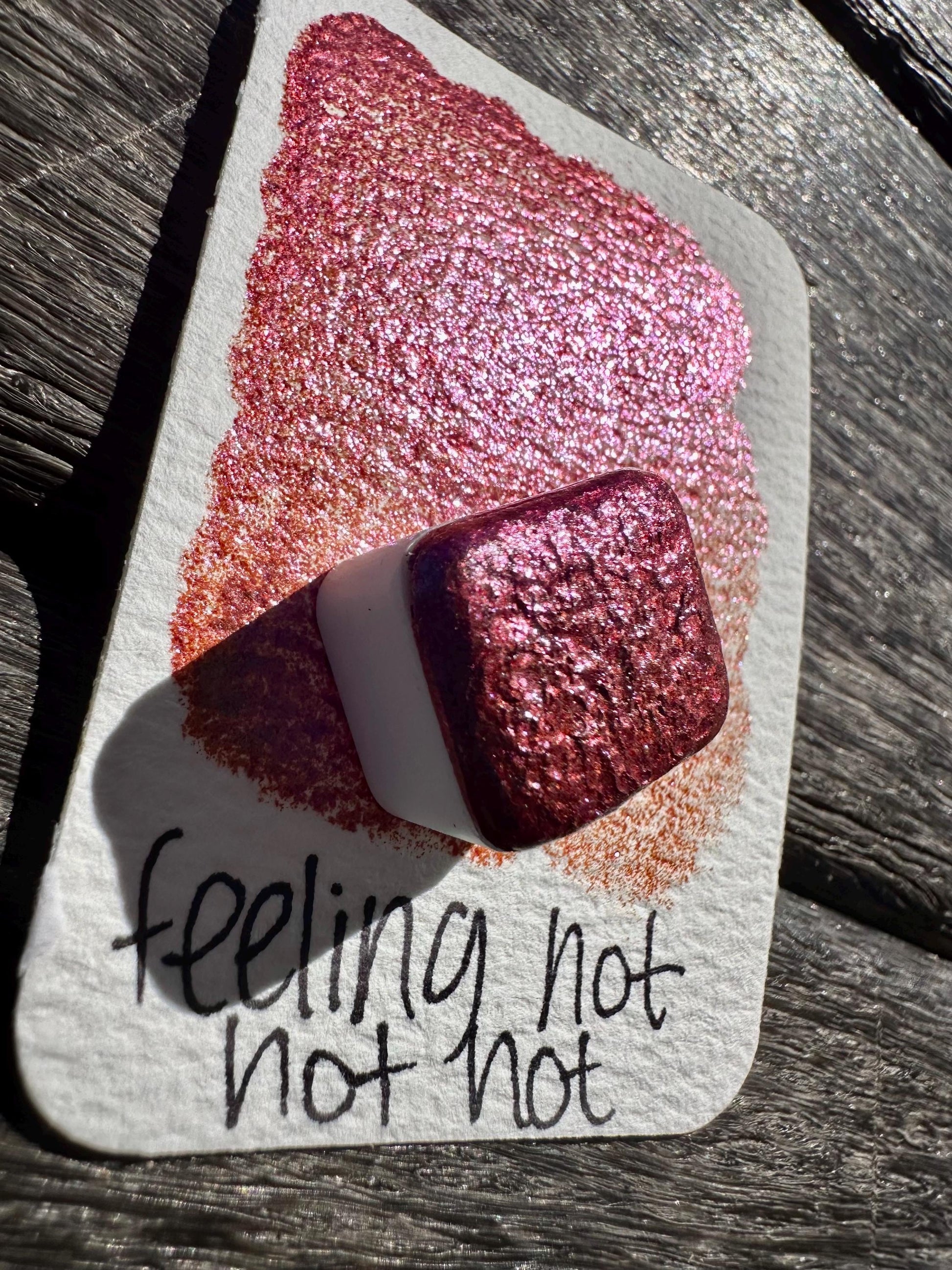 Feeling Hot, Hot, Hot | Handmade Watercolors | Handmade Paint | Watercolors | Watercolor | Watercolor Artist