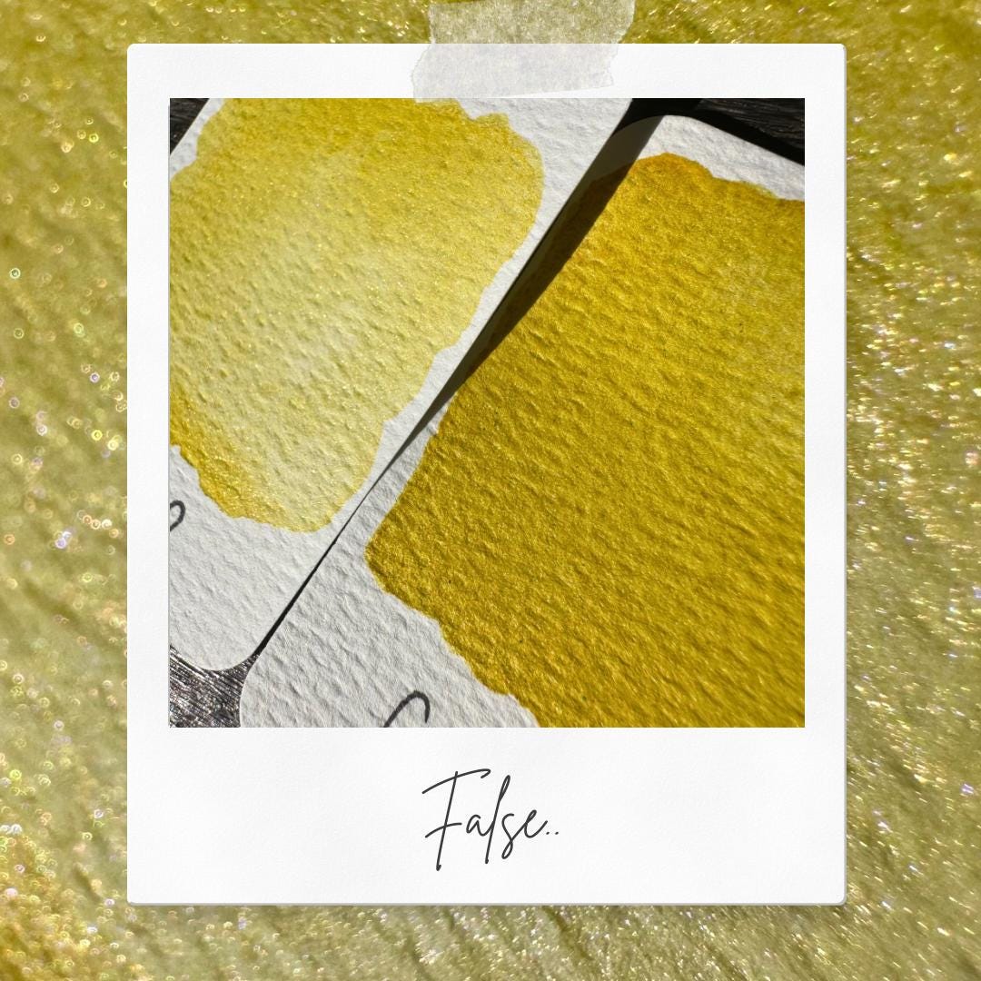 False. | Handmade Watercolors | Handmade Paint | Watercolors | Watercolor | Watercolor Artist