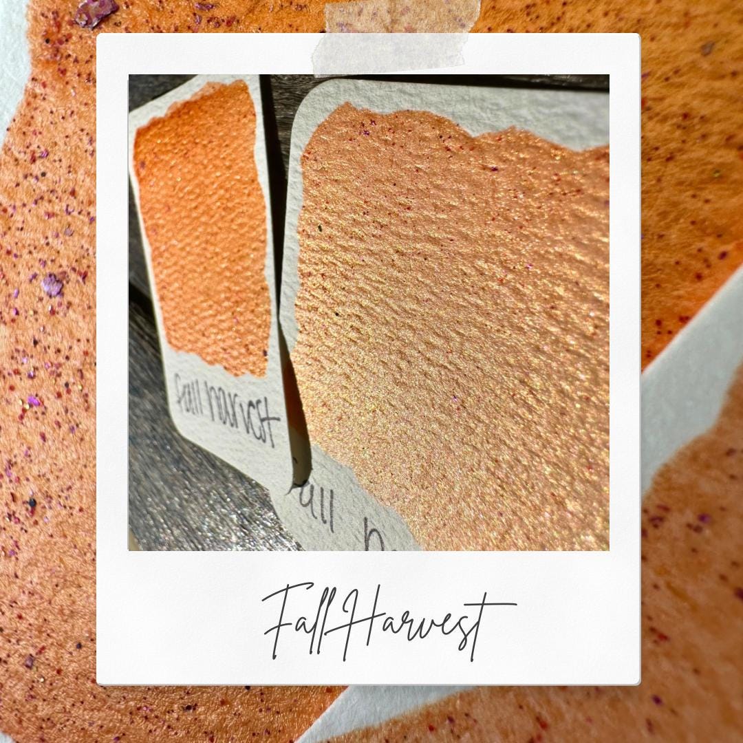 Fall Harvest | Handmade Watercolors | Handmade Paint | Watercolors | Watercolor | Watercolor Artist