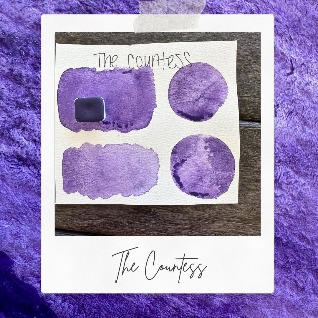 The Countess | Handmade Watercolors | Handmade Paint | Watercolors | Watercolor | Watercolor Artist