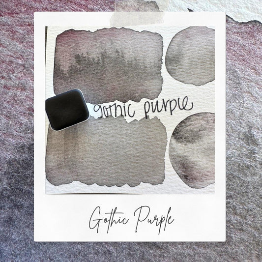 Gothic Purple | Handmade Watercolors | Handmade Paint | Watercolors | Watercolor | Watercolor Artist