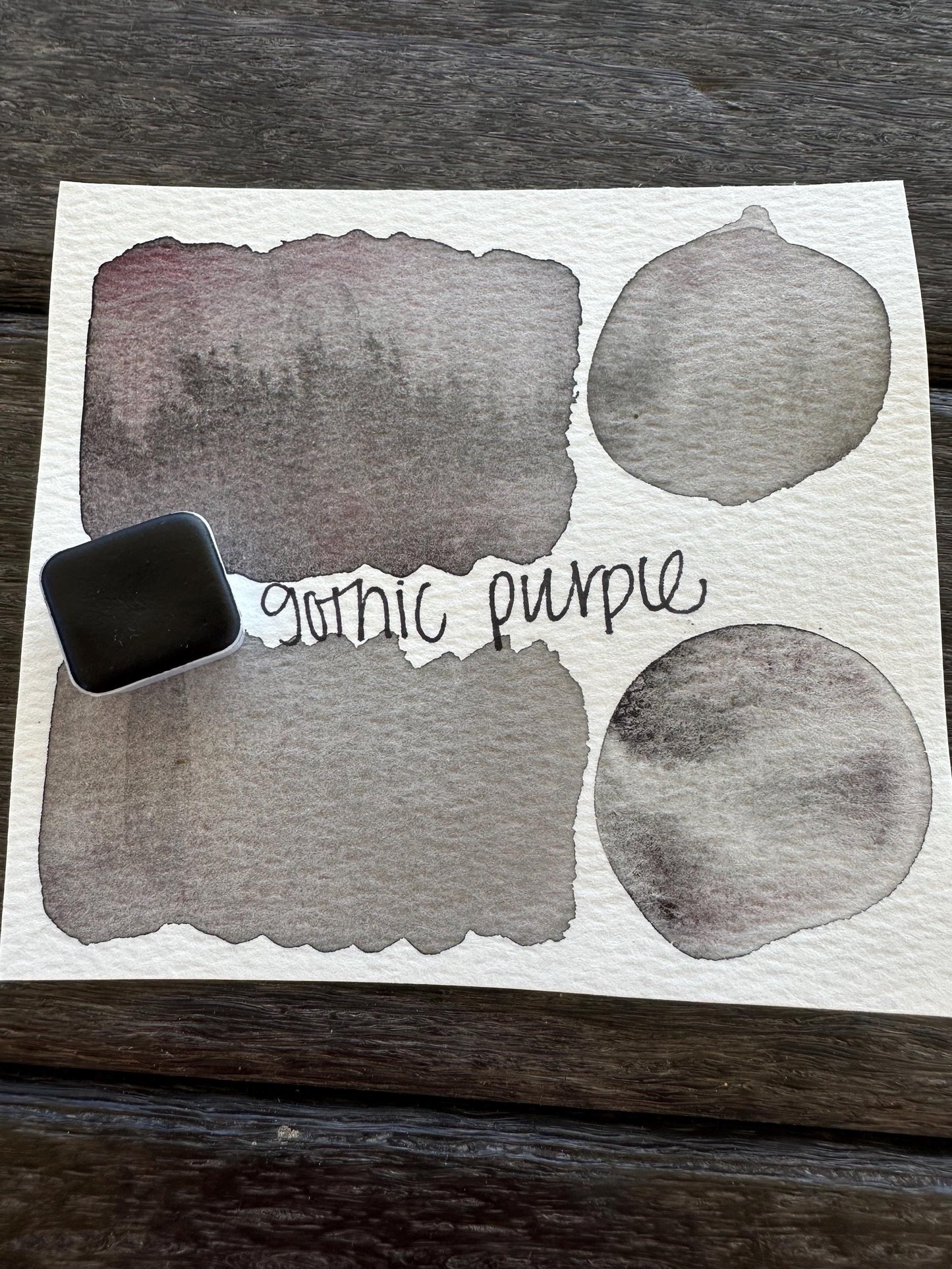 Gothic Purple | Handmade Watercolors | Handmade Paint | Watercolors | Watercolor | Watercolor Artist