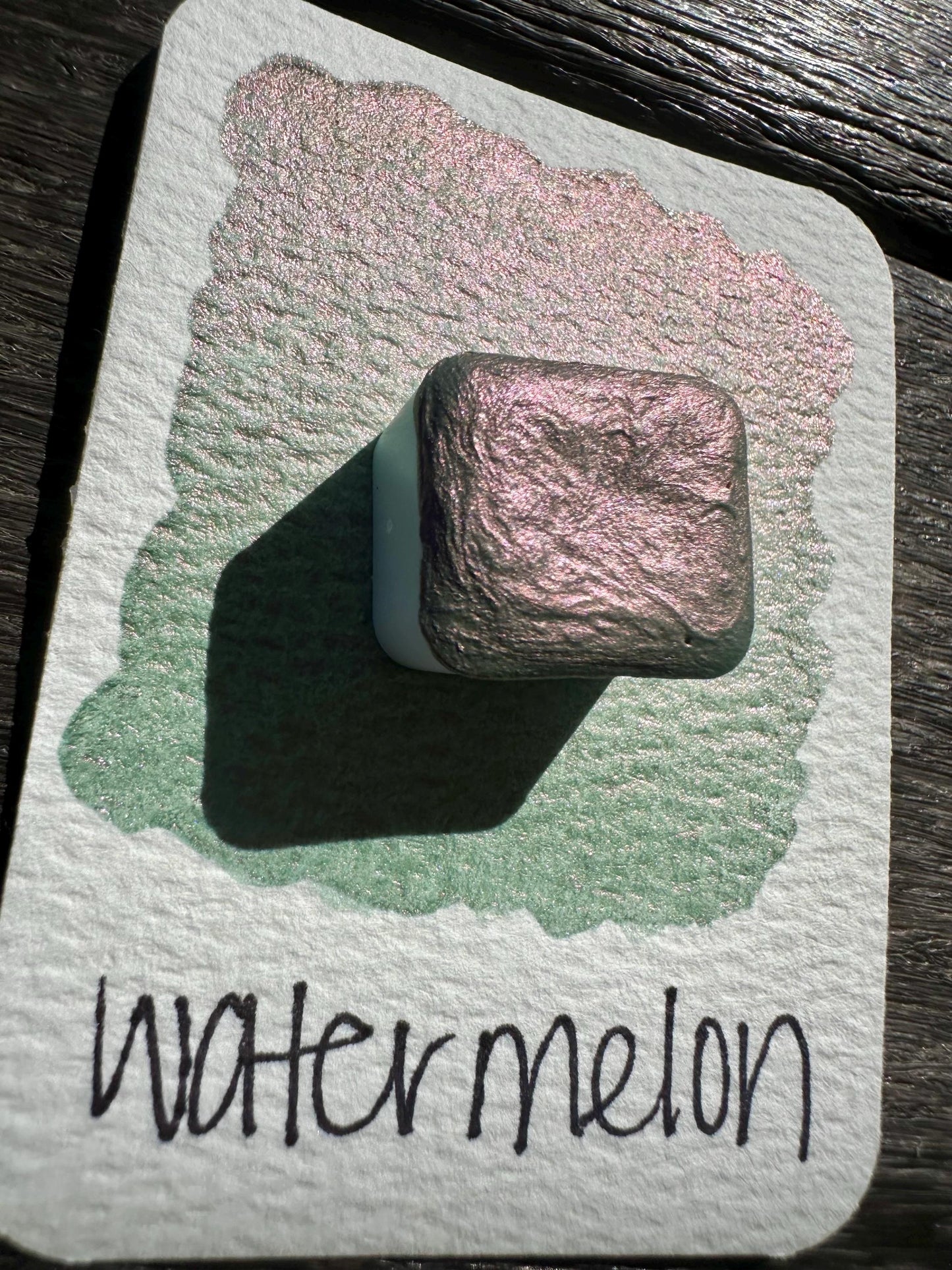 Watermelon | Handmade Watercolors | Handmade Paint | Watercolors | Watercolor Artist | Handmade Cards | Calligraphy | Lettering