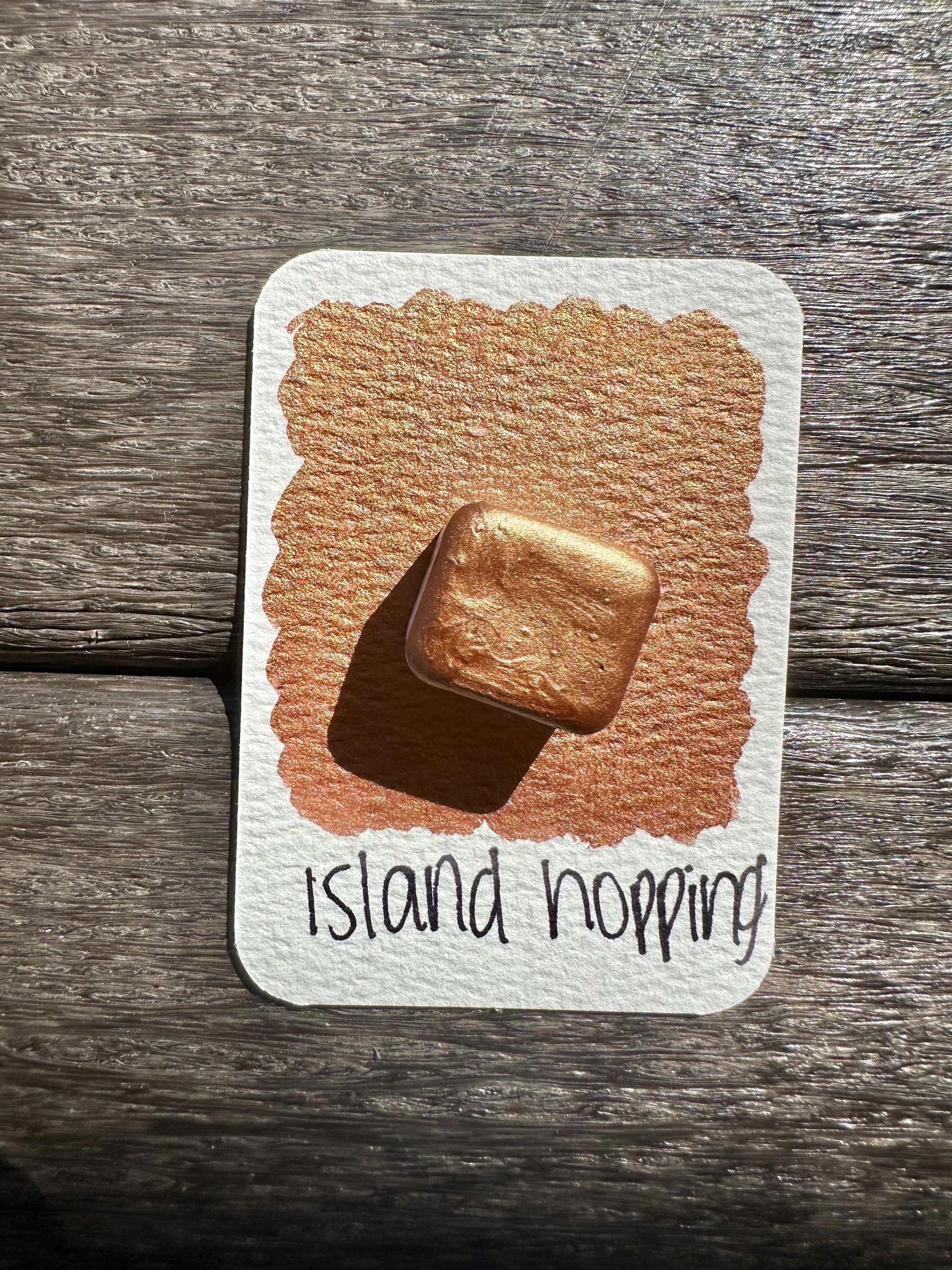 Island Hopping | Handmade Watercolors | Handmade Paint | Watercolors | Watercolor | Watercolor Artist