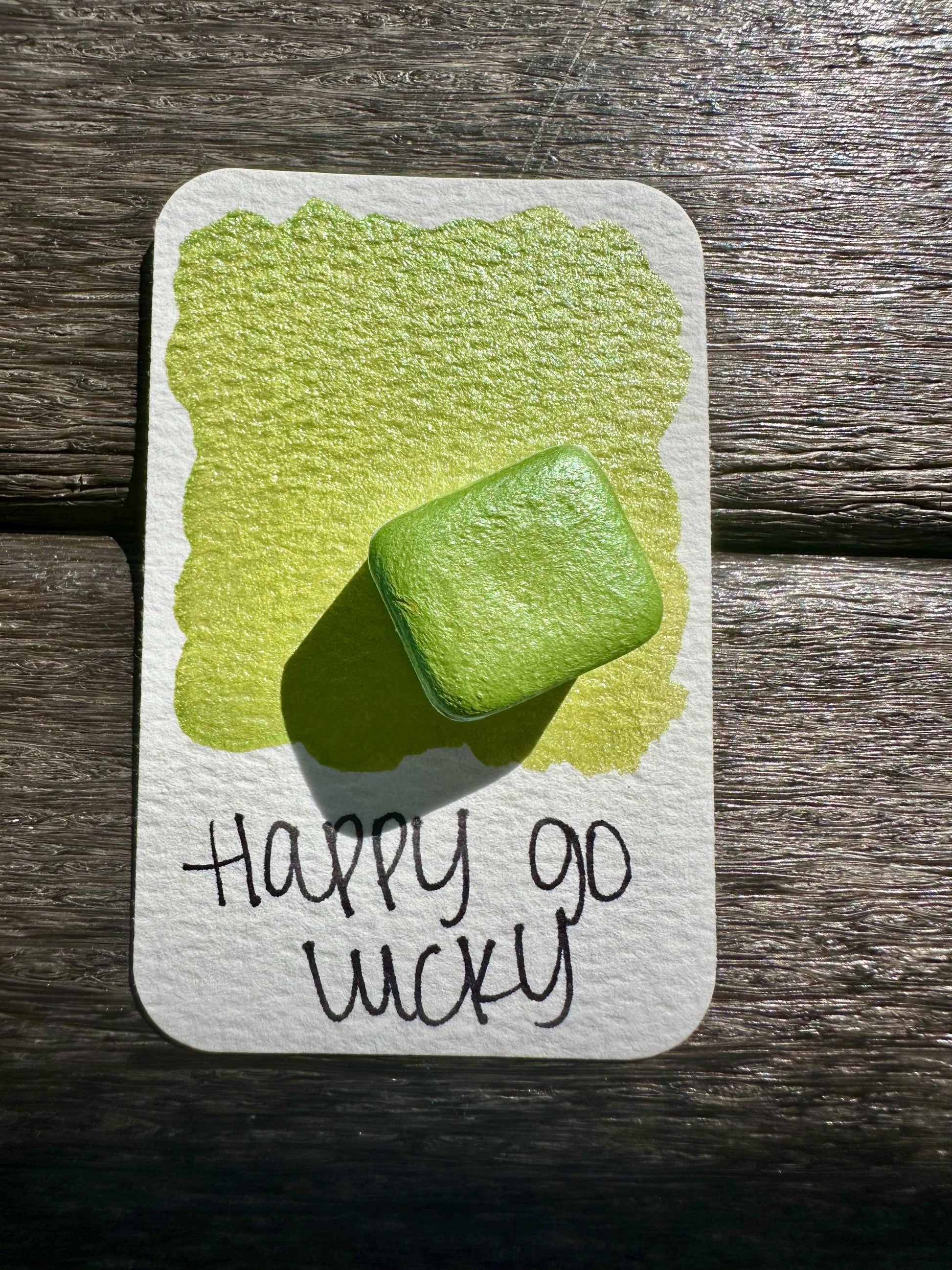 Happy Go Lucky | Handmade Watercolors | Handmade Paint | Watercolors | Watercolor | Watercolor Artist