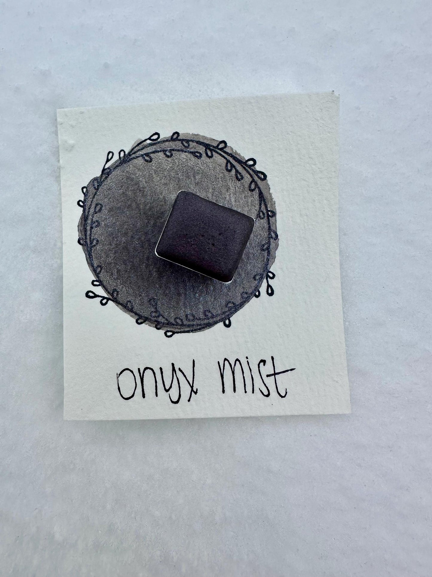 Onyx Mist | SHIMMER Blend | Handmade Watercolors | Handmade Paint | Watercolors | Watercolor | Watercolor Artist
