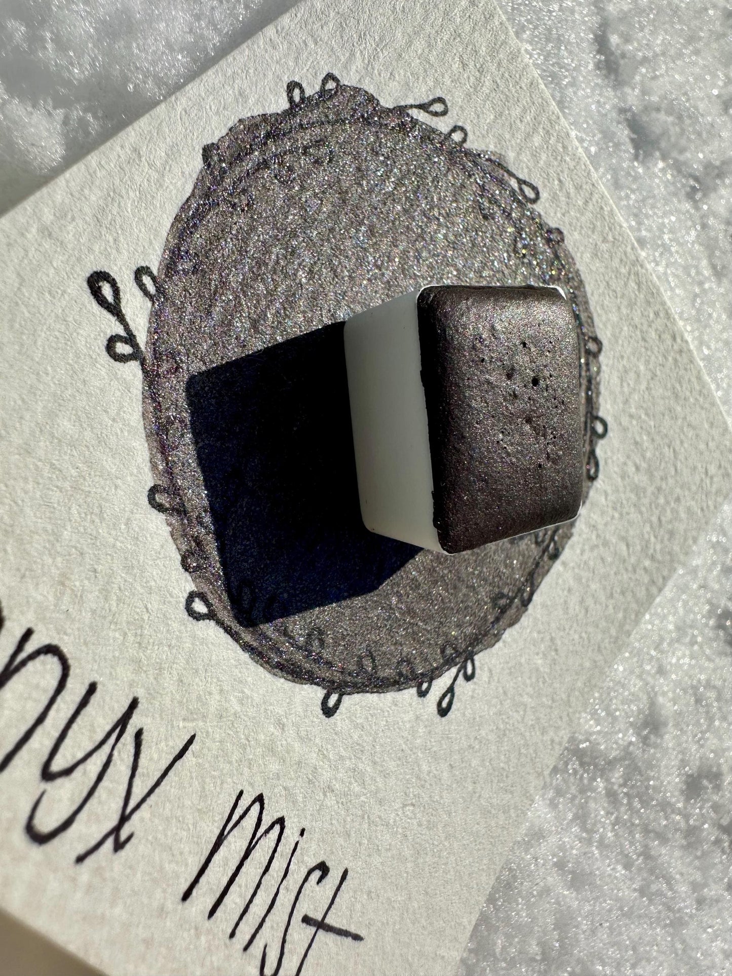 Onyx Mist | SHIMMER Blend | Handmade Watercolors | Handmade Paint | Watercolors | Watercolor | Watercolor Artist
