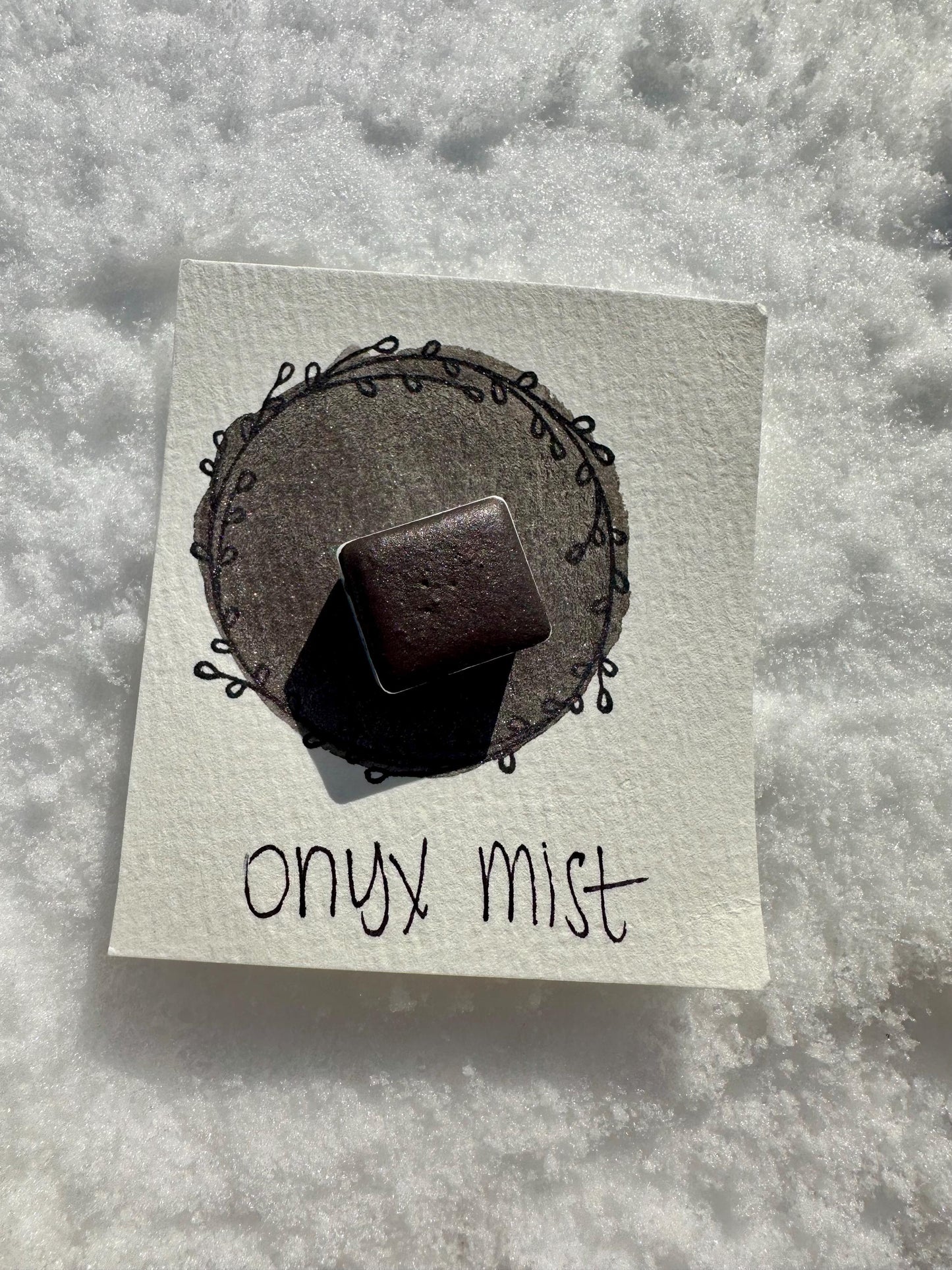 Onyx Mist | SHIMMER Blend | Handmade Watercolors | Handmade Paint | Watercolors | Watercolor | Watercolor Artist