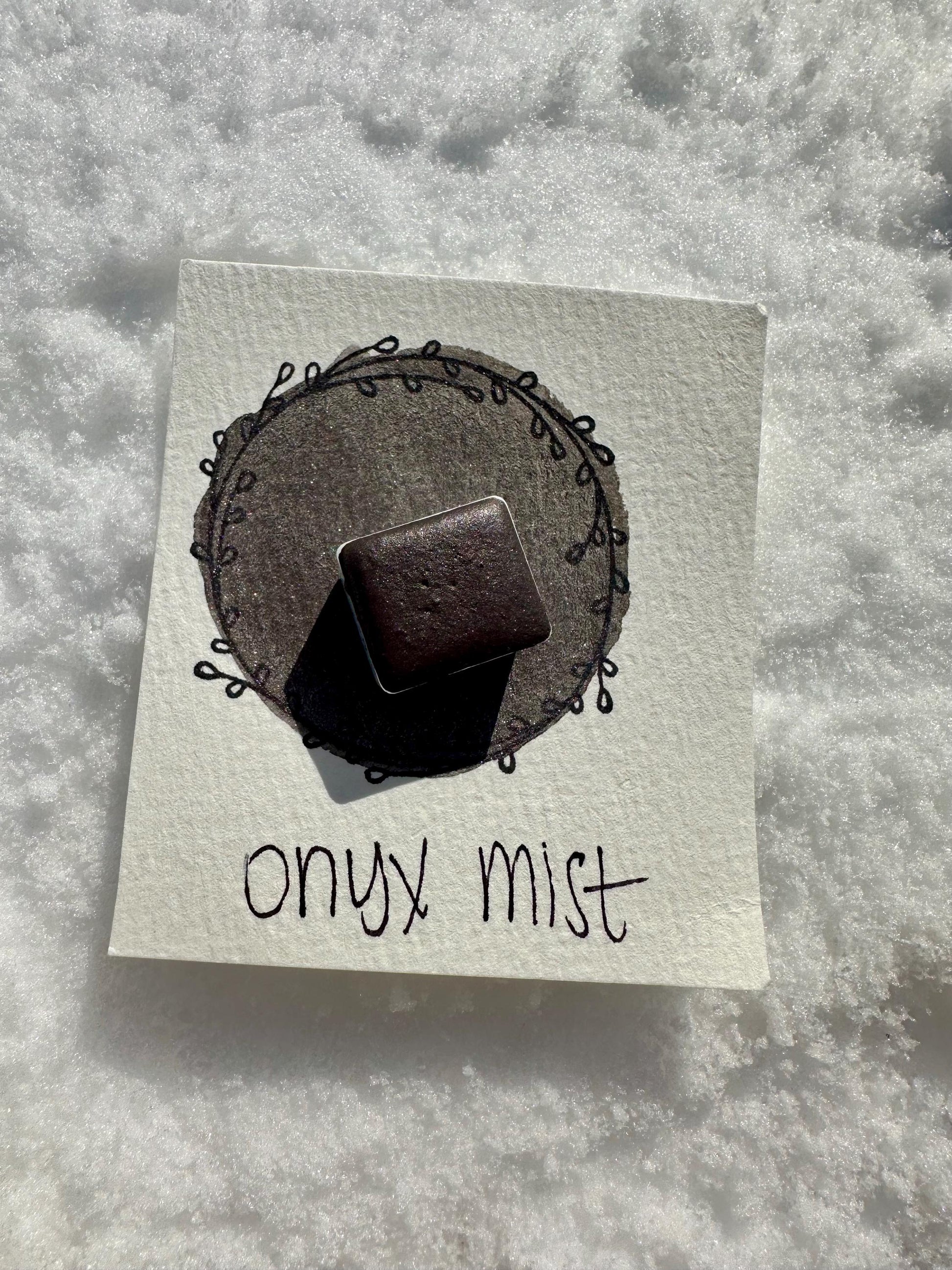 Onyx Mist | SHIMMER Blend | Handmade Watercolors | Handmade Paint | Watercolors | Watercolor | Watercolor Artist