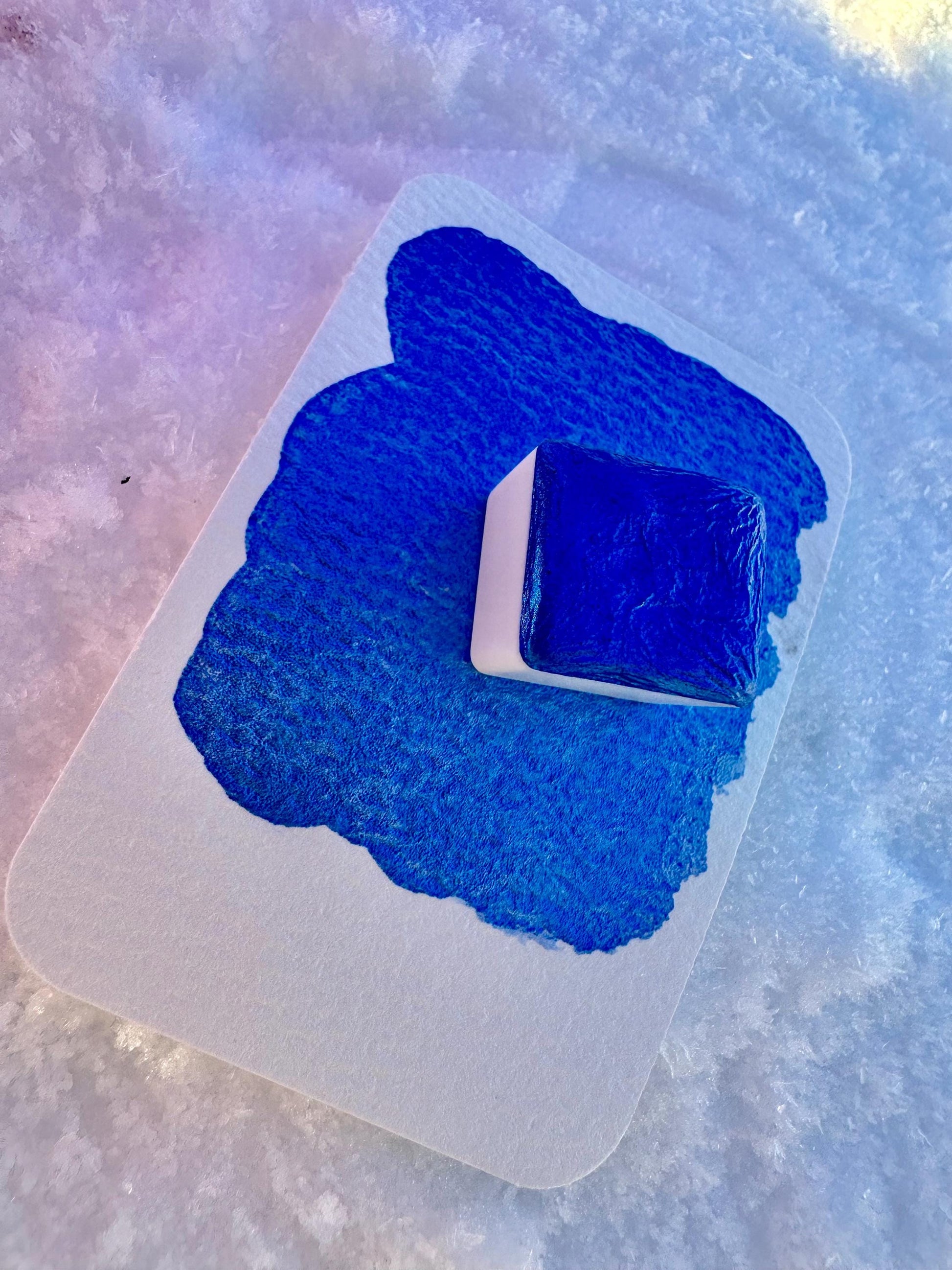 Ocean Eyes | Handmade Watercolors | Handmade Paint | Calligraphy | Lettering | Bright Blue