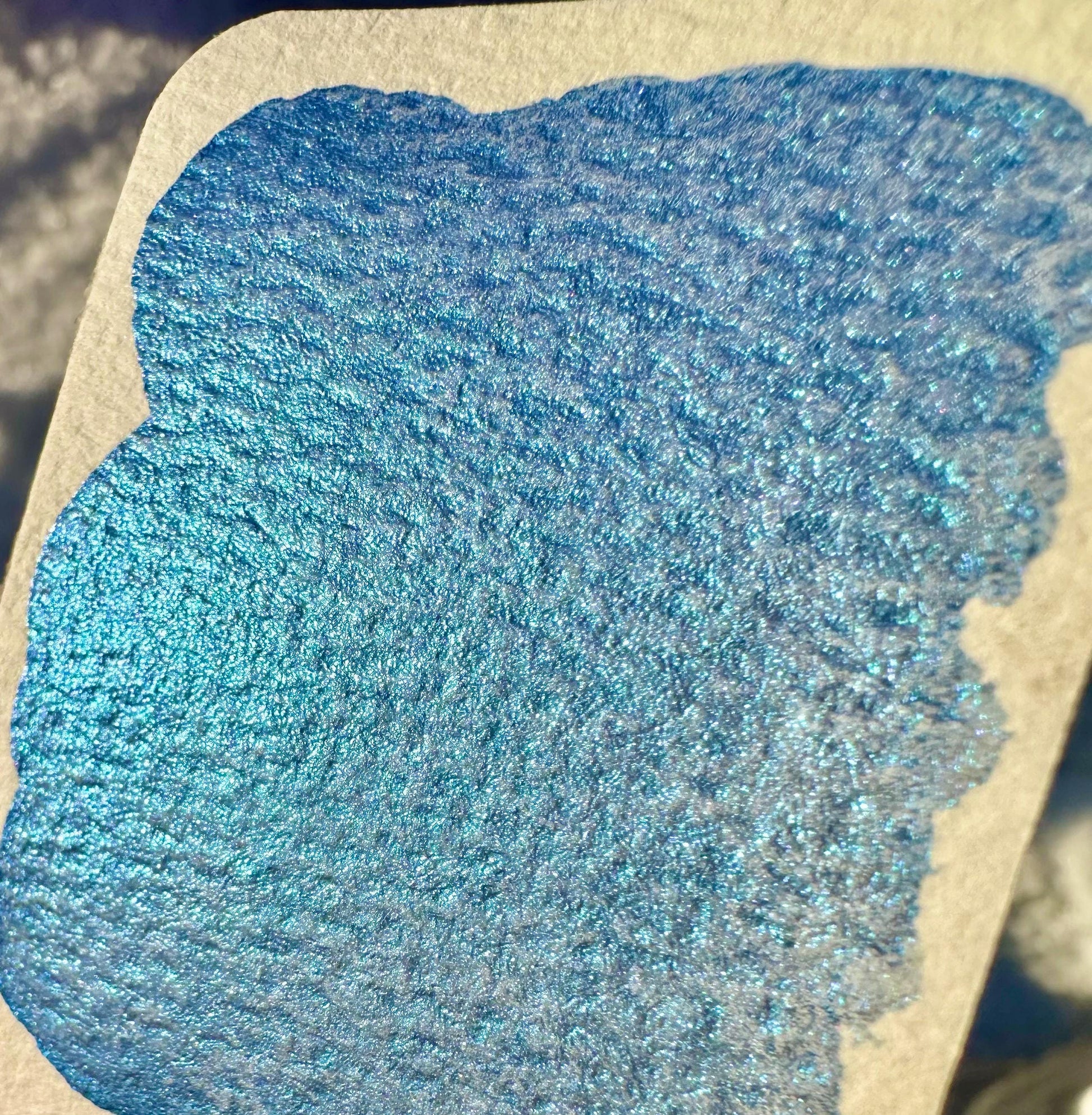 Ocean Eyes | Handmade Watercolors | Handmade Paint | Calligraphy | Lettering | Bright Blue